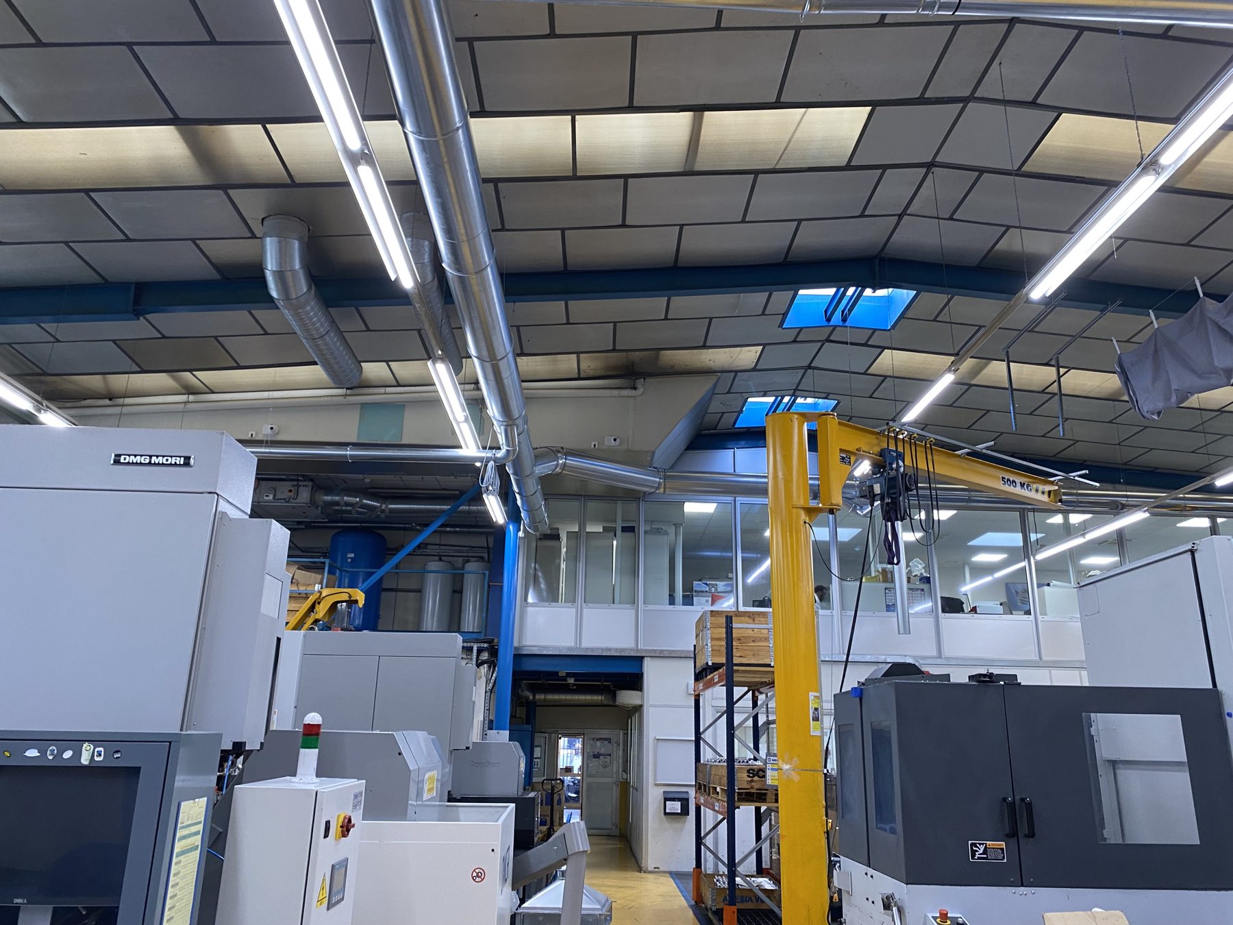 3 installations Oil mist system for machining Atex dust system for grinding Compensation by AHU, project photo 5