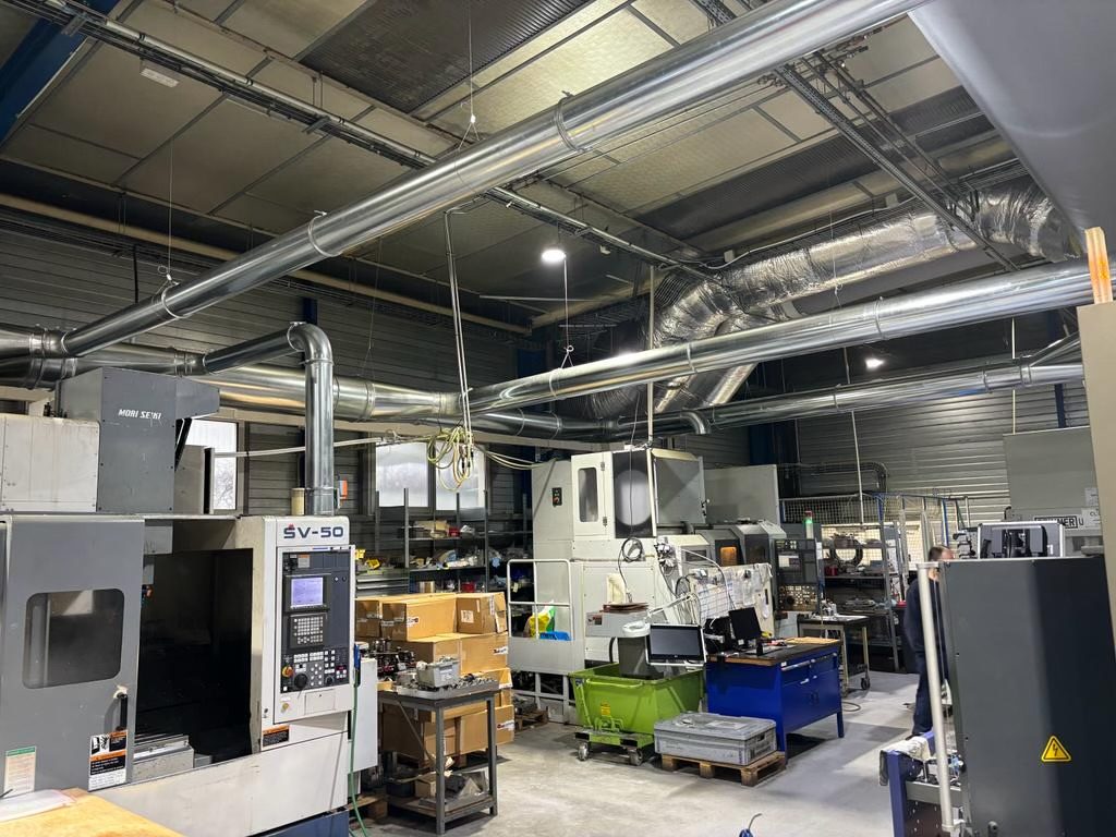 Oil mist EXTRACTION system for machining, project photo 5