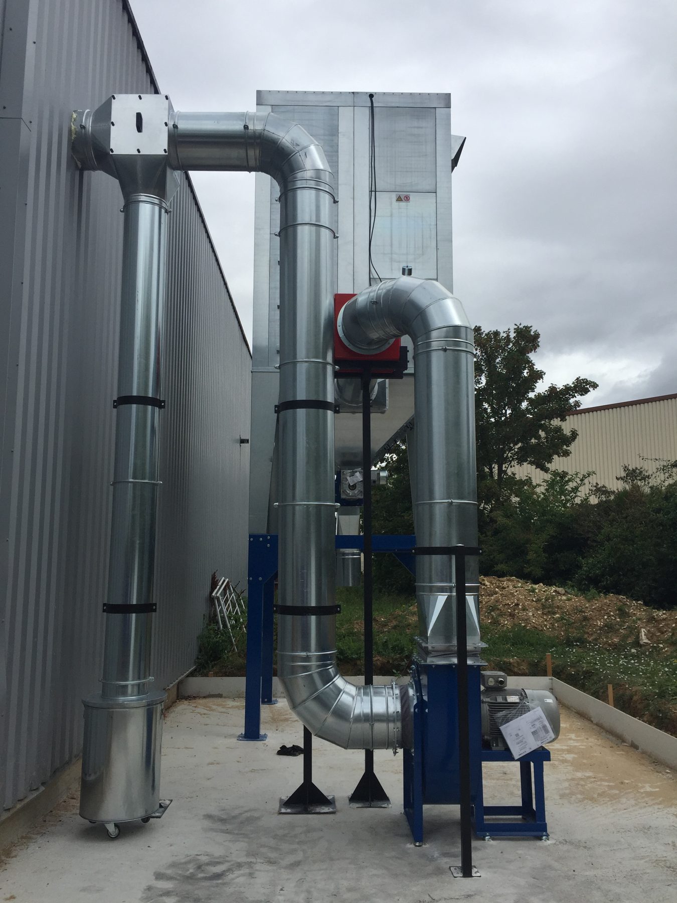 ATEX wood extraction for a stand manufacturer, project photo 5