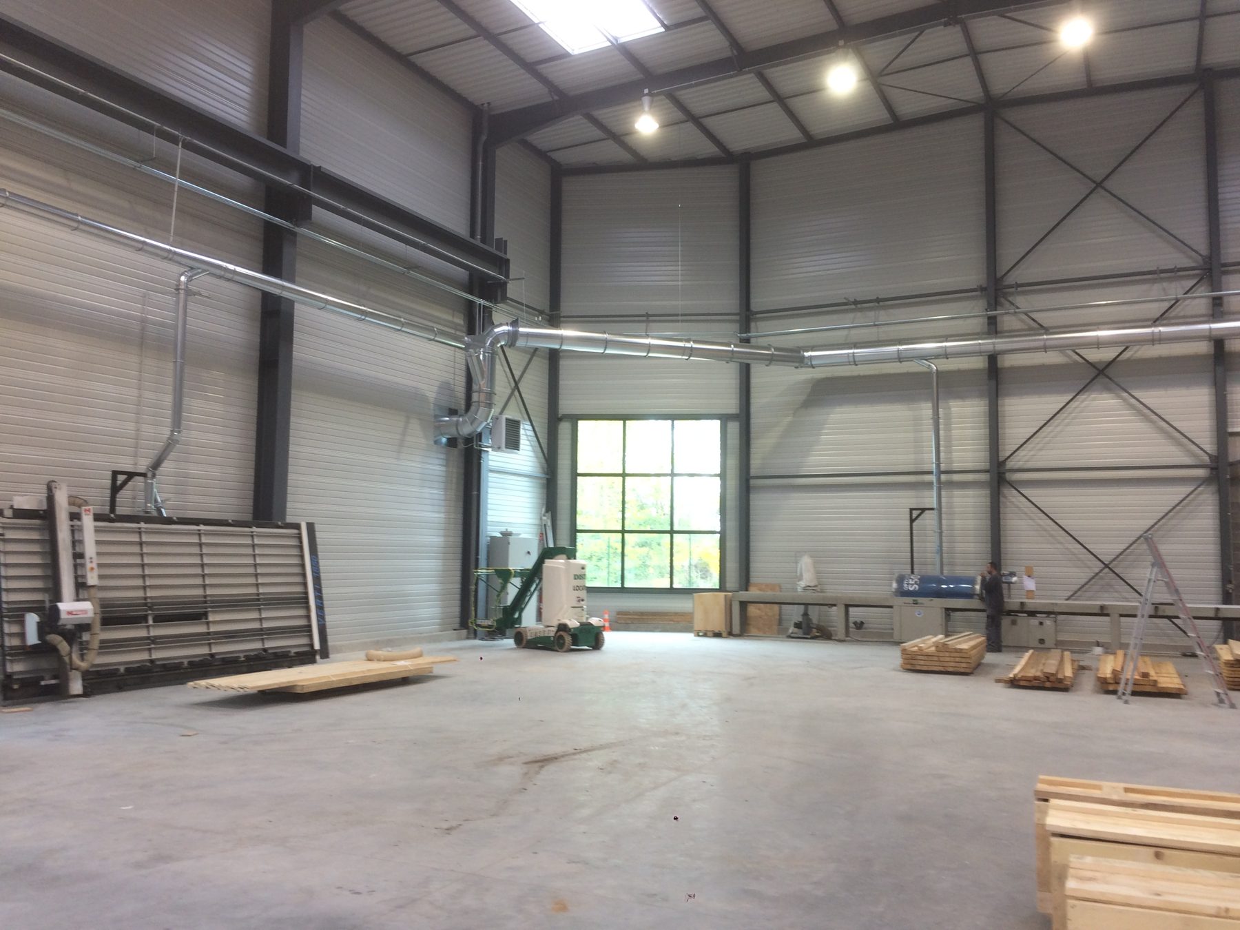 ATEX wood extraction for industrial wood packaging and case making, project photo 5