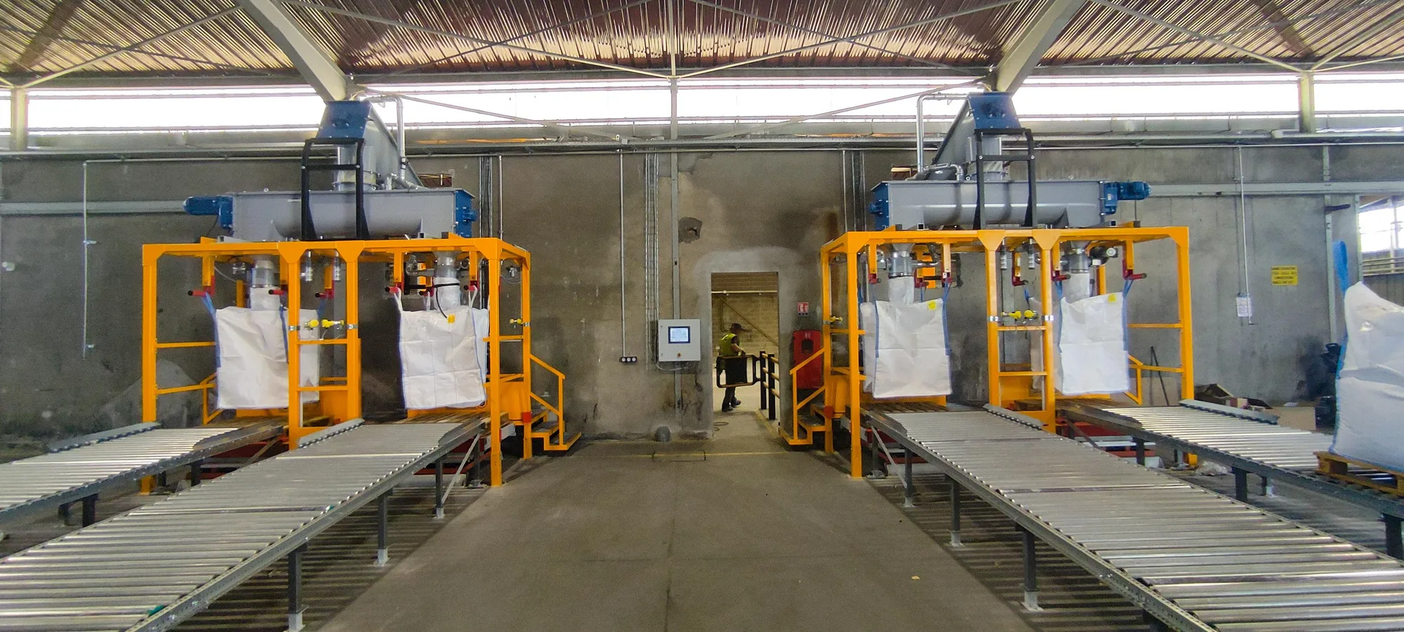 Waste dust packaging line, project photo 5