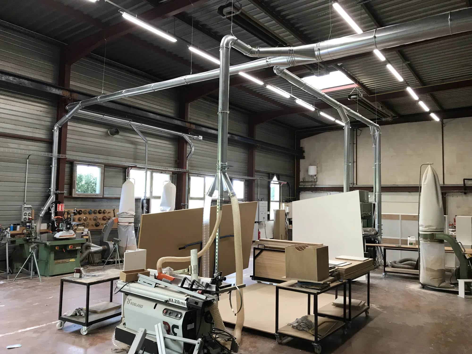 Joinery wood dust extraction, project photo 4