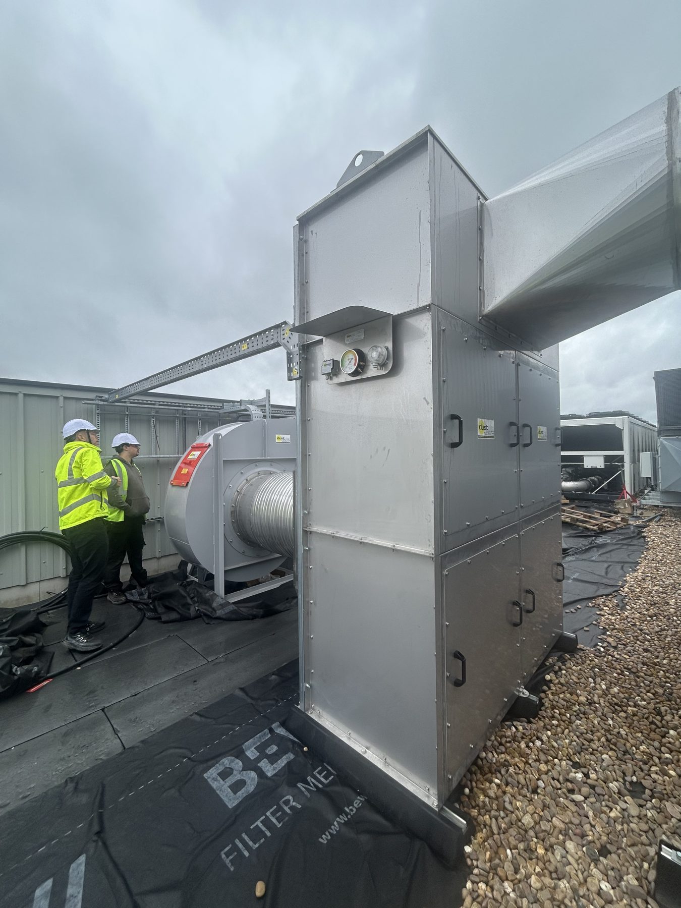 Fume extraction of fertiliser and other chemical, project photo 6