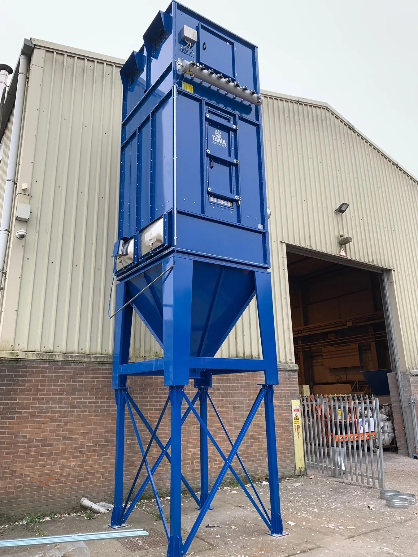 ATEX Paper shredding dust extraction for recycling industry, project photo 6