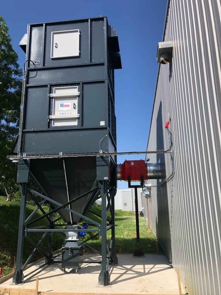Atex dust extraction for a seat manufacturer, project photo 6
