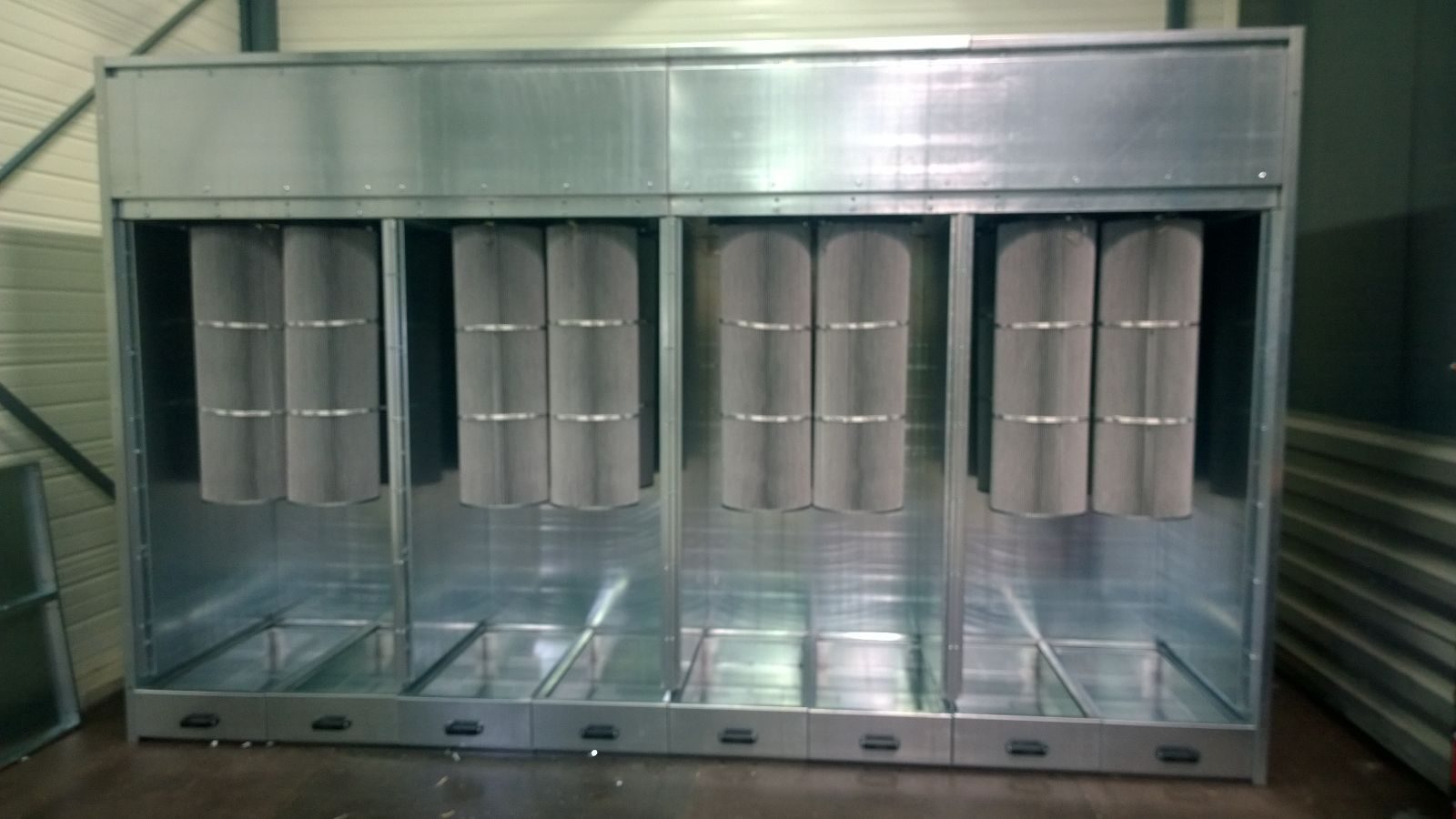 Atex dust extraction for a plane seat manufacturer, project photo 6