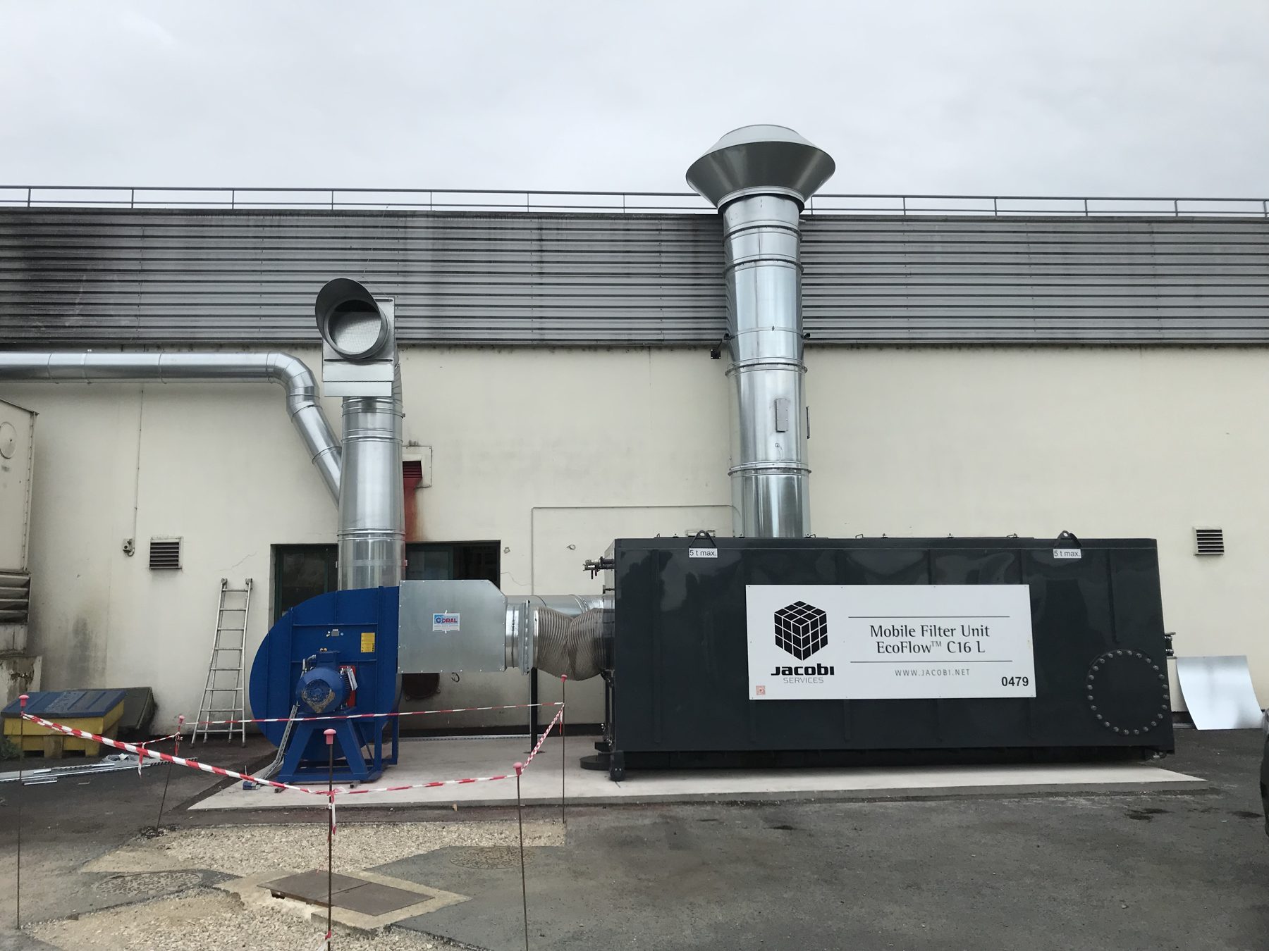 VOC absorption system of rubber odors, project photo 6