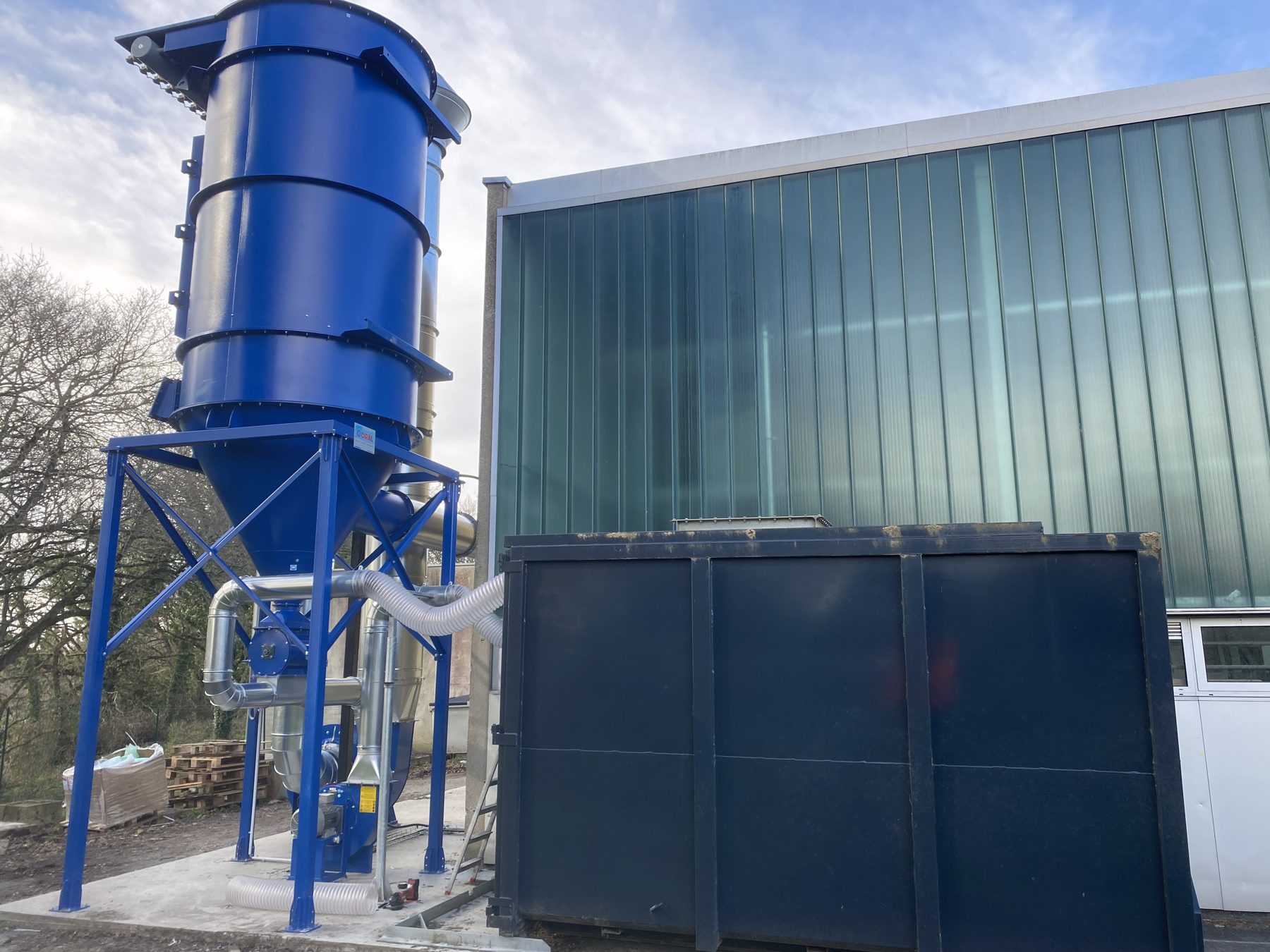 ATEX wood extraction system for a school, project photo 6