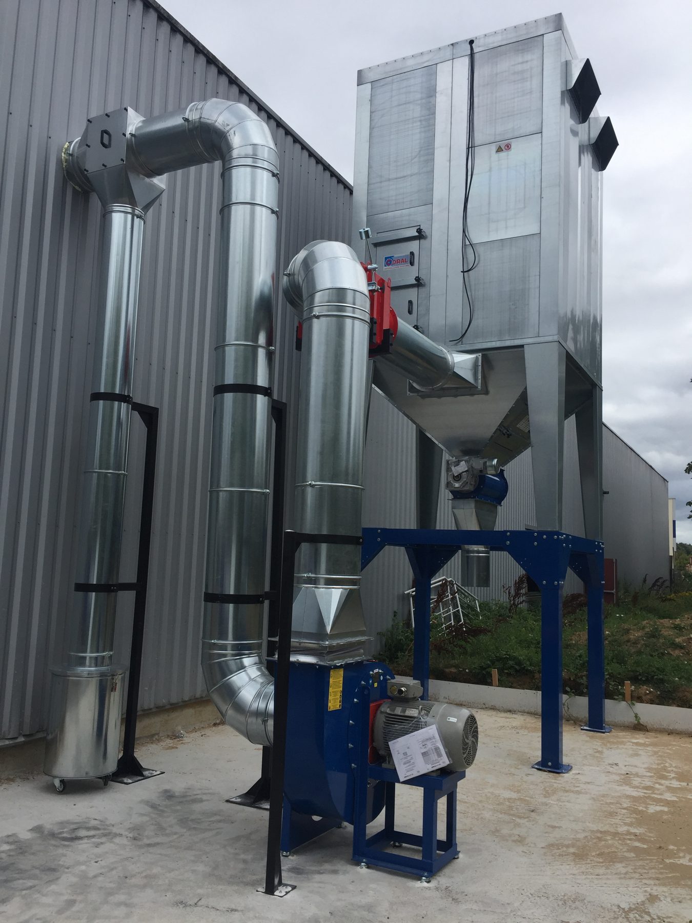 ATEX wood extraction for a stand manufacturer, project photo 6