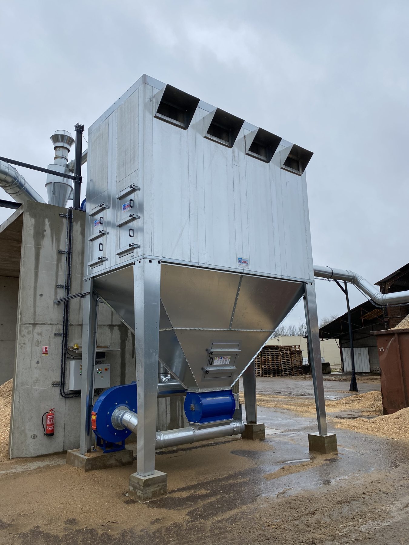 ATEX wood extraction a sawmill belonging to a manufacturer of wooden outdoor furnishings, project photo 6