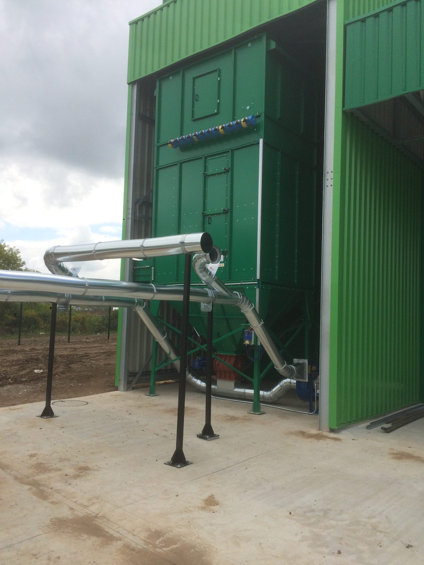 ATEX wood extraction for industrial wood packaging and case making, project photo 6