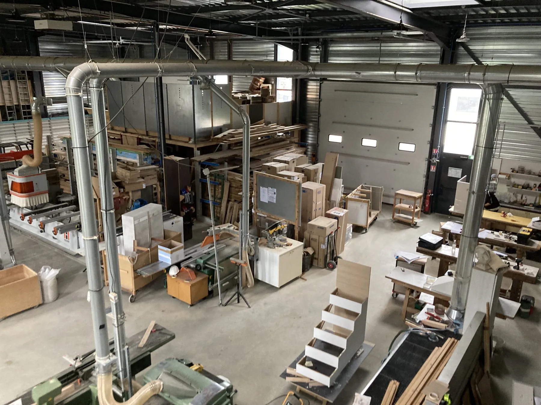 ATEX wood extraction for a wooden furniture manufacturer, project photo 6