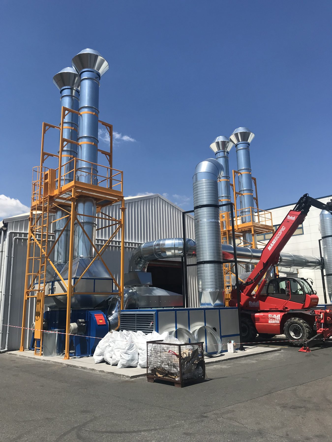 Compensation of air extraction from machining, project photo 6