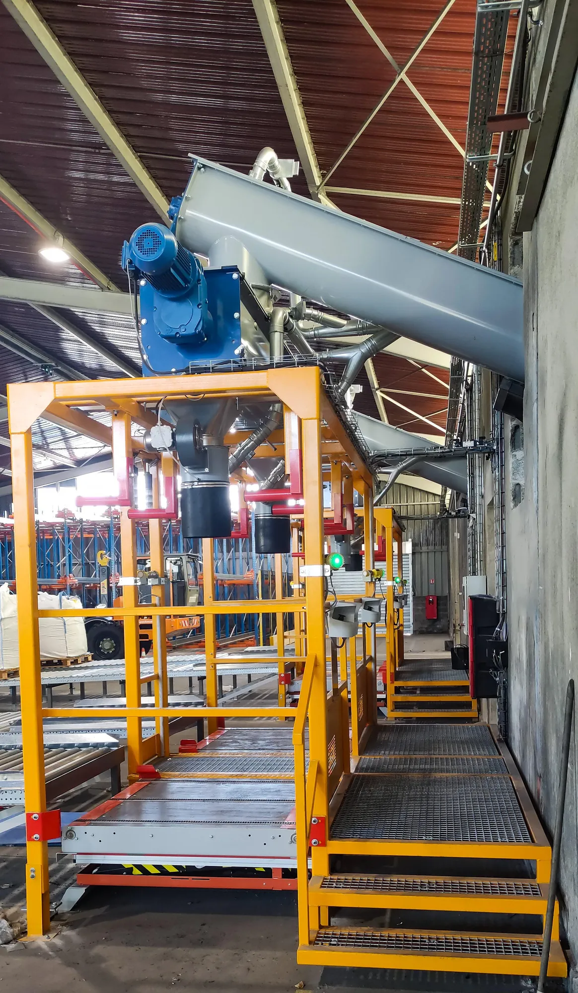 Waste dust packaging line, project photo 6