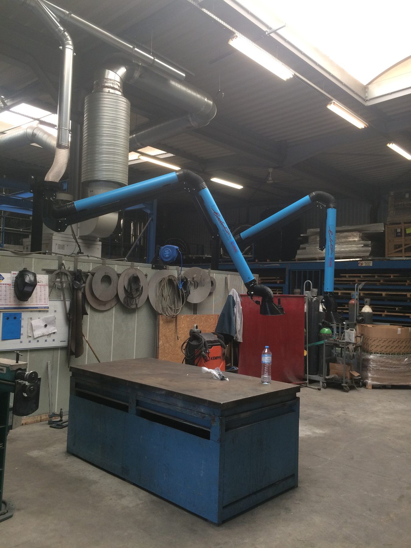 Arms for welding fumes, project photo 7
