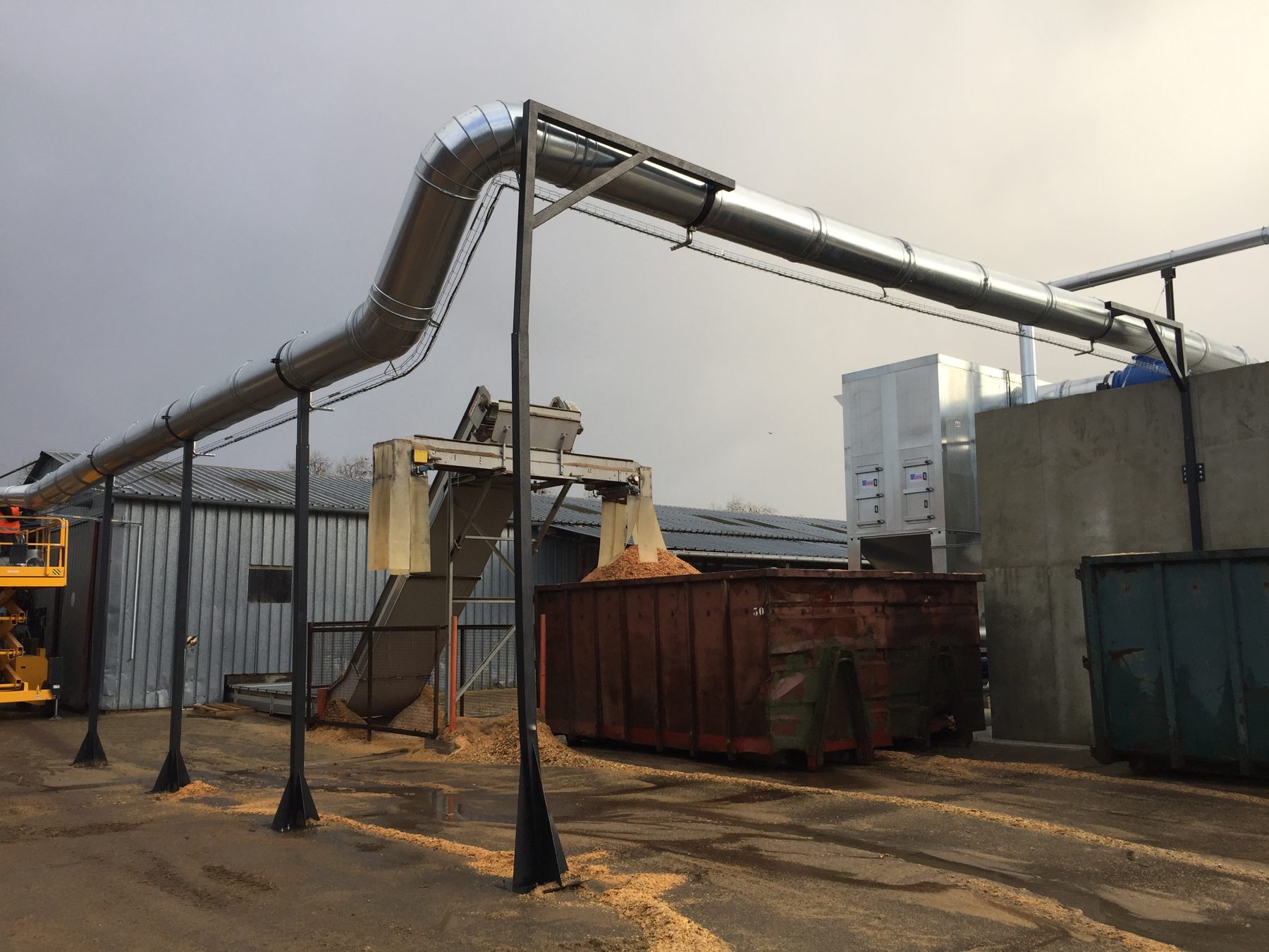 ATEX wood extraction a sawmill belonging to a manufacturer of wooden outdoor furnishings, project photo 7