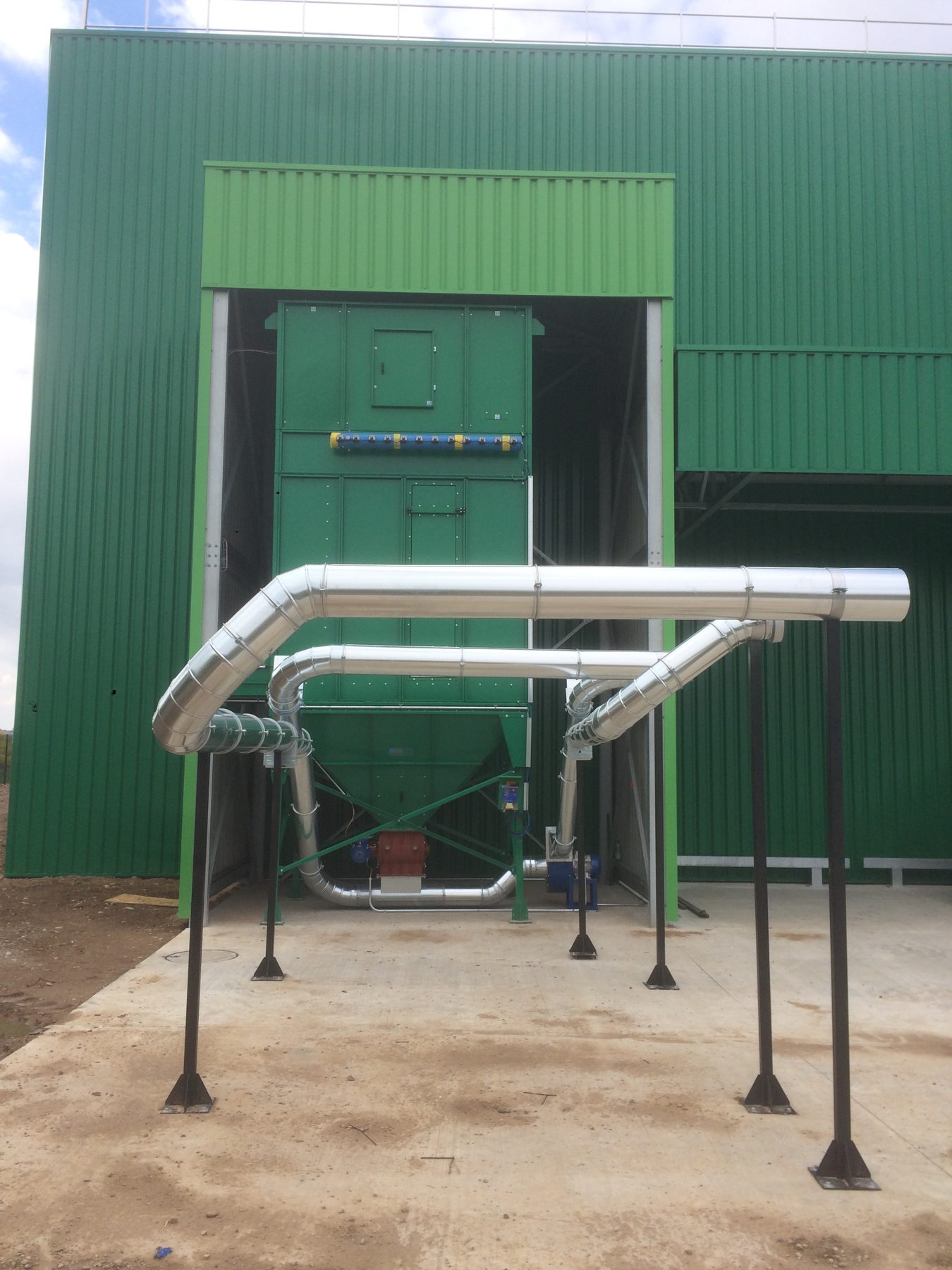 ATEX wood extraction for industrial wood packaging and case making, project photo 7