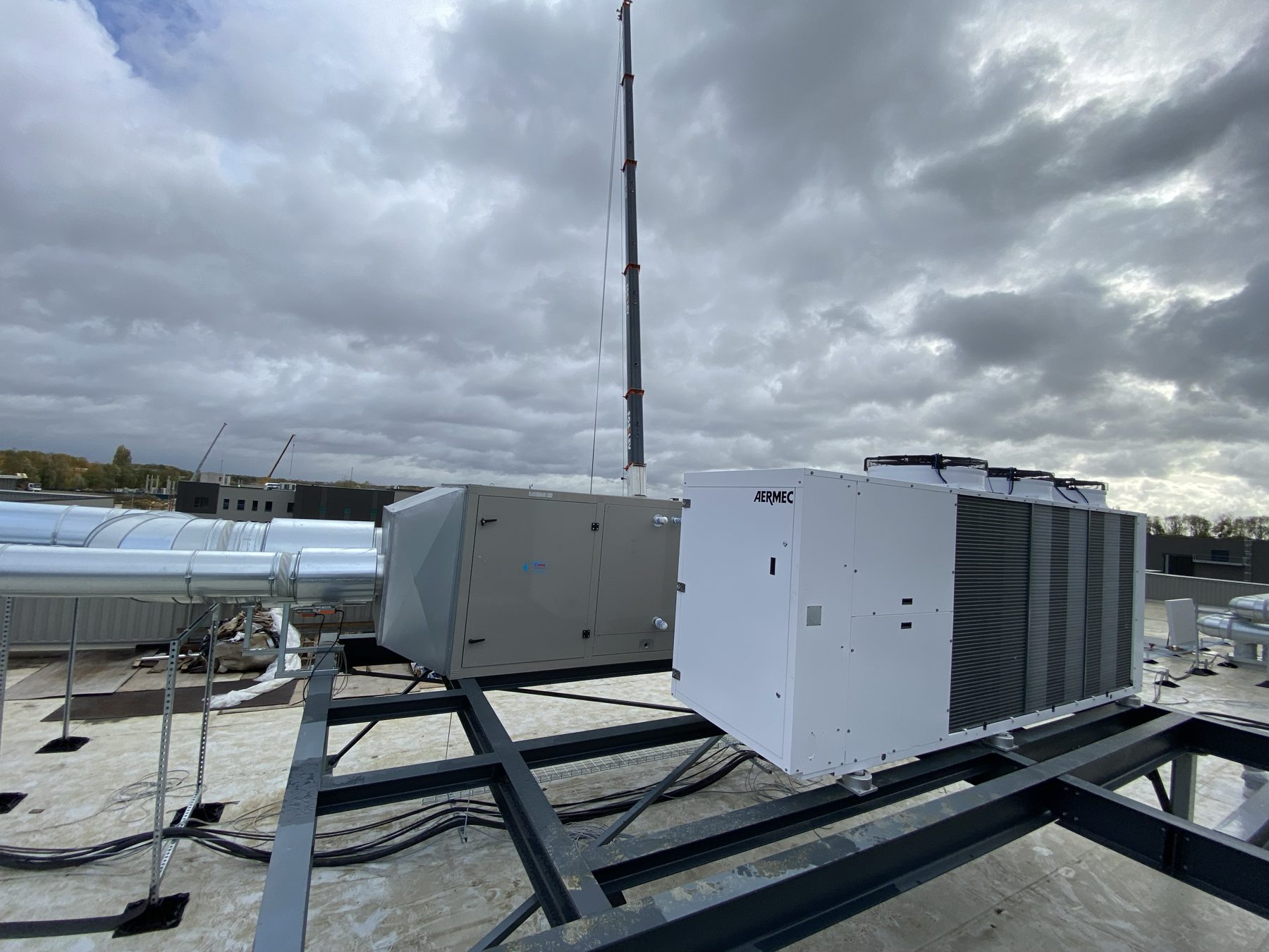 General ventilation (extraction of 3 lines / insuflation), project photo 7