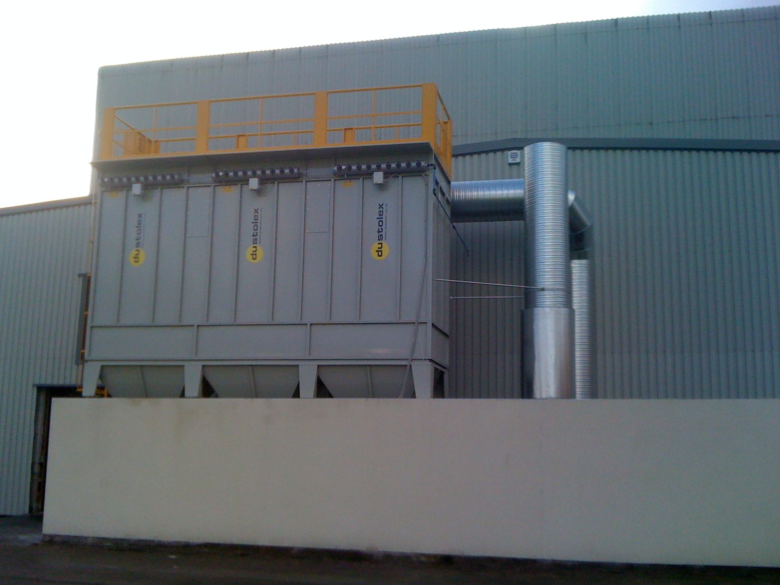 Dust extraction system for plastic application, project photo 8