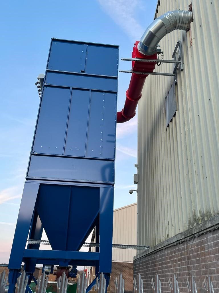 ATEX Paper shredding dust extraction for recycling industry, project photo 8