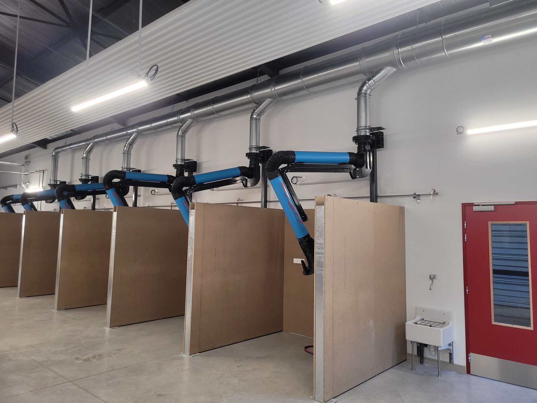 Centralised welding extraction system, project photo 8