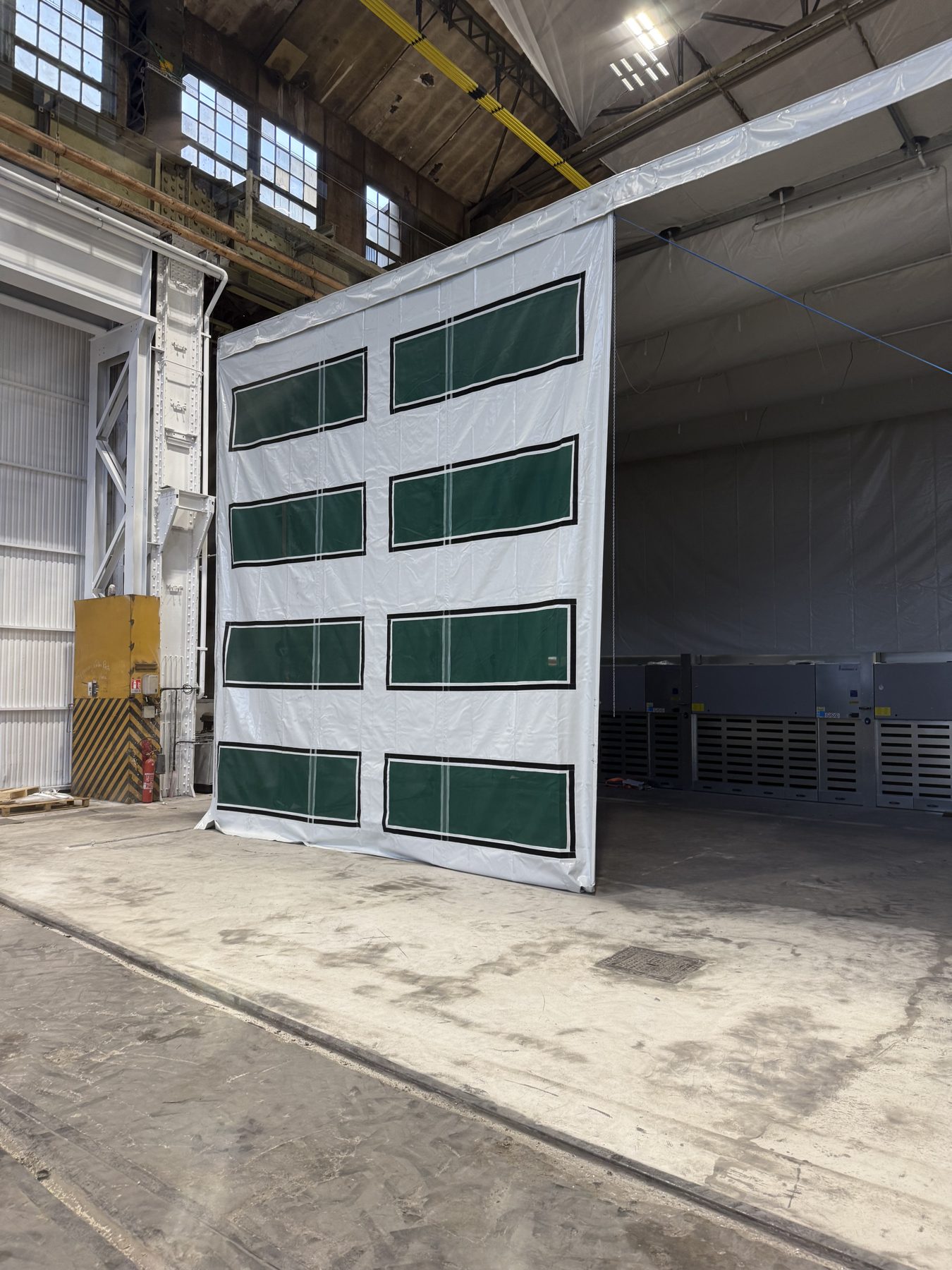 2 Retractable grinding tunnels for steel components in the nuclear sector, project photo 8