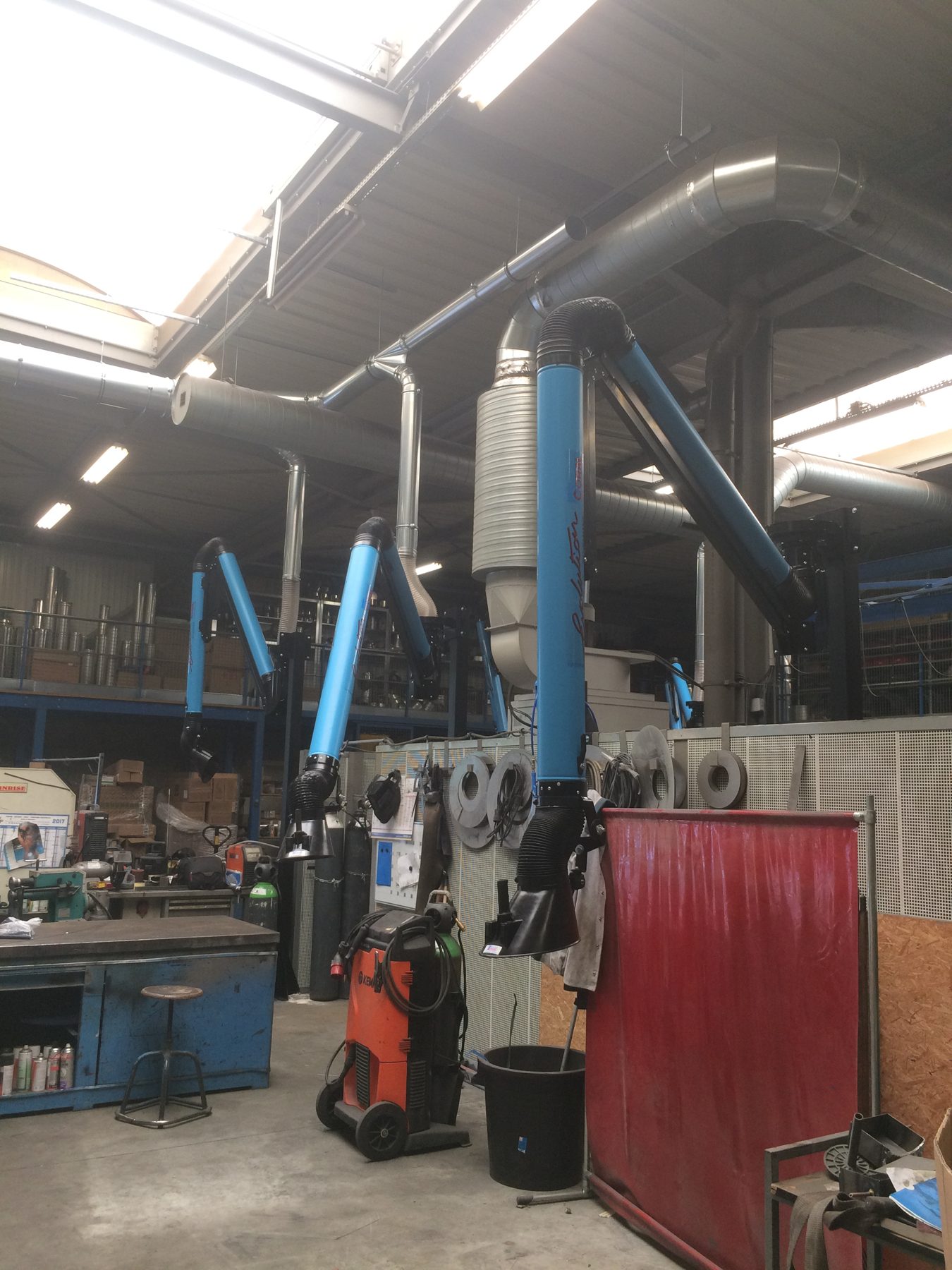 Arms for welding fumes, project photo 8