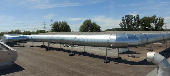 VOC absorption system for a general extraction of an industrial laundry, project photo 8