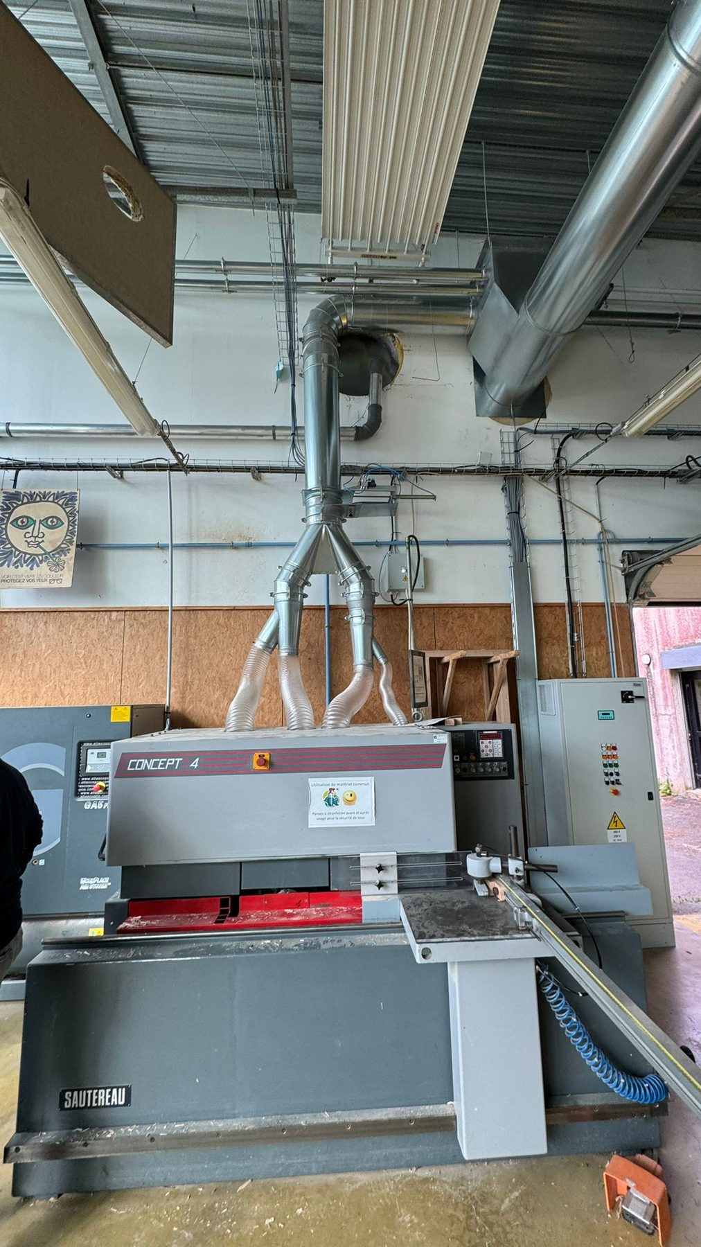 ATEX wood extraction system for a school, project photo 8