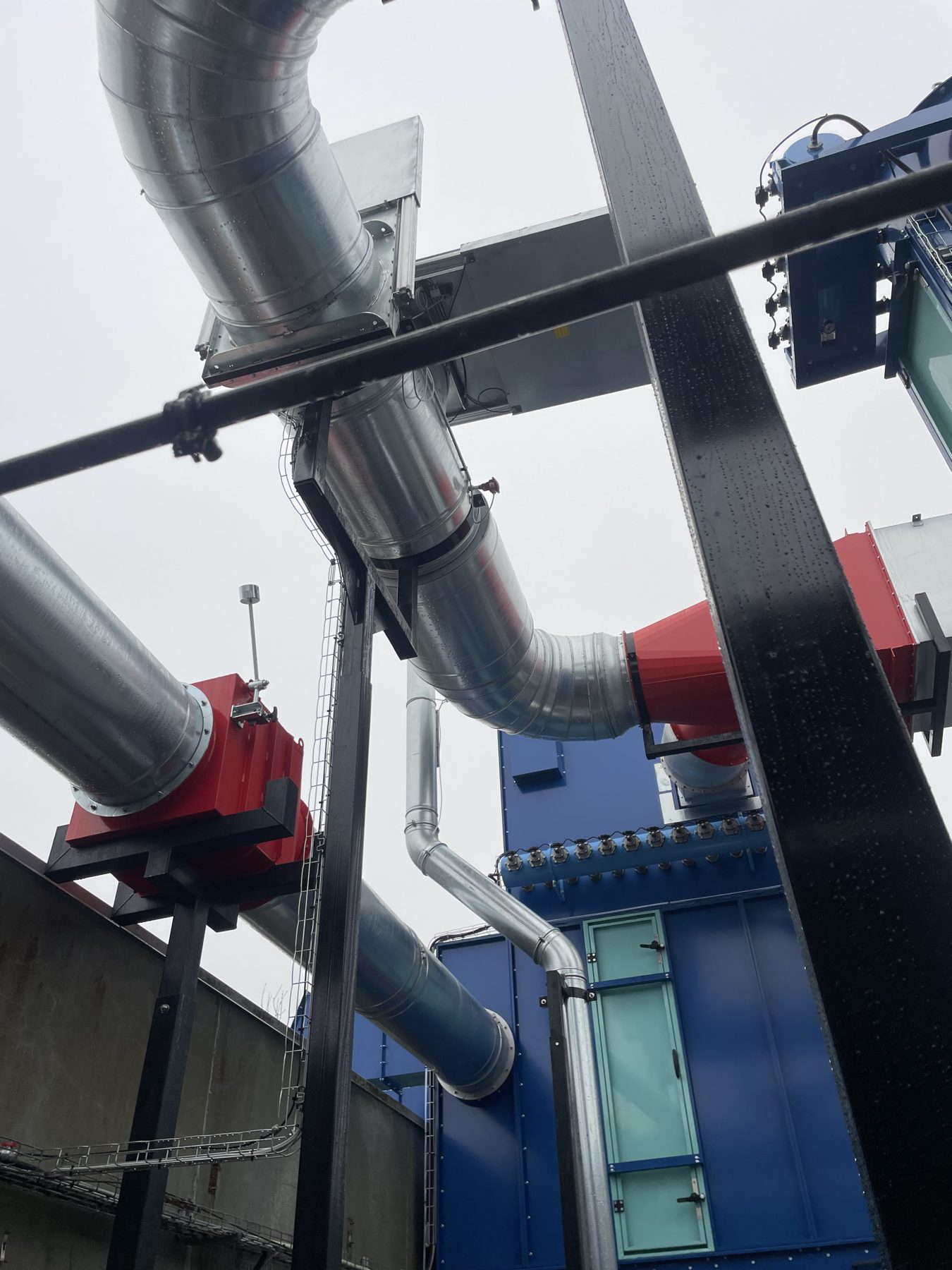 ATEX wood extraction system for municipal technical centre, project photo 8