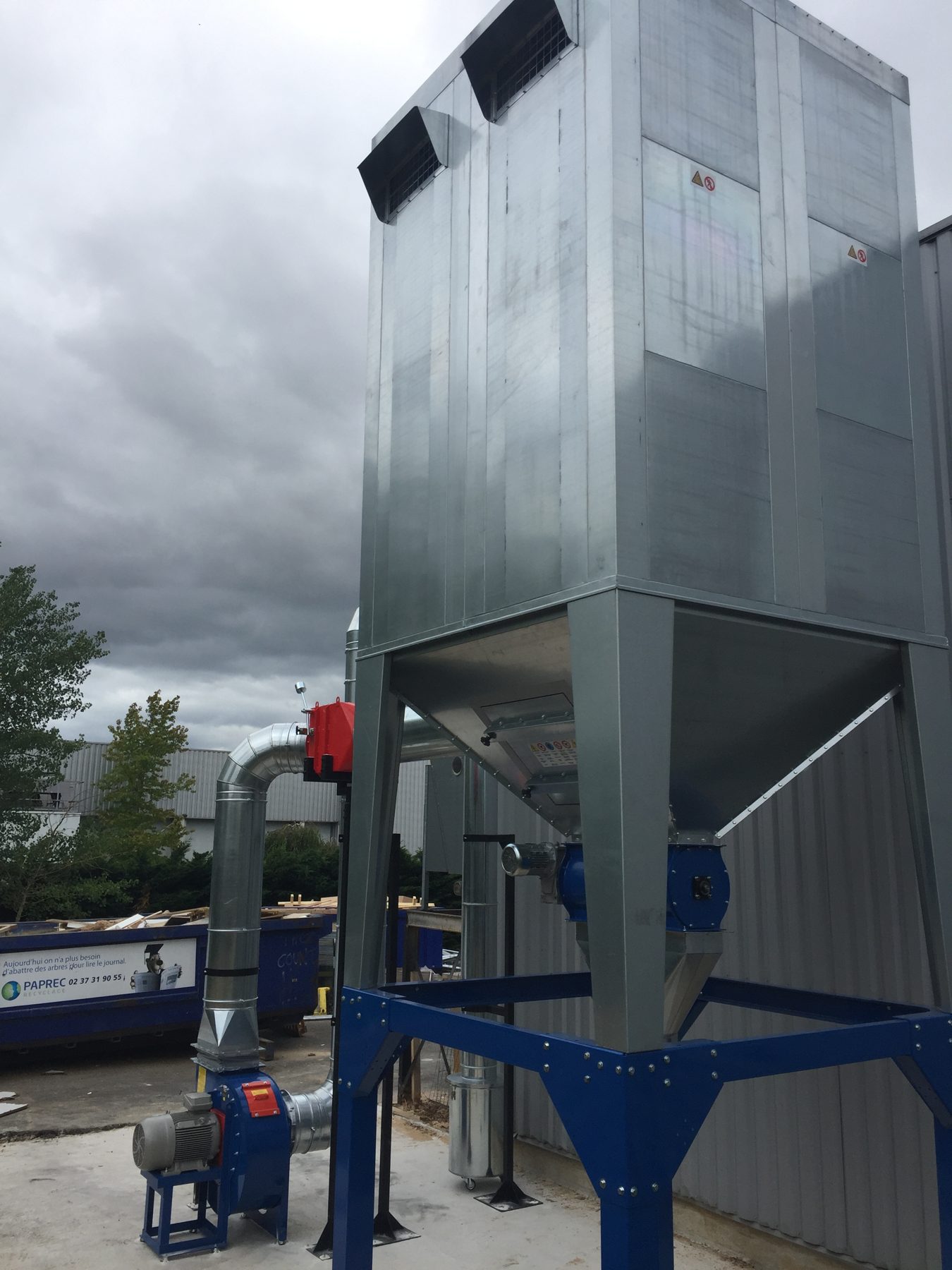 ATEX wood extraction for a stand manufacturer, project photo 8