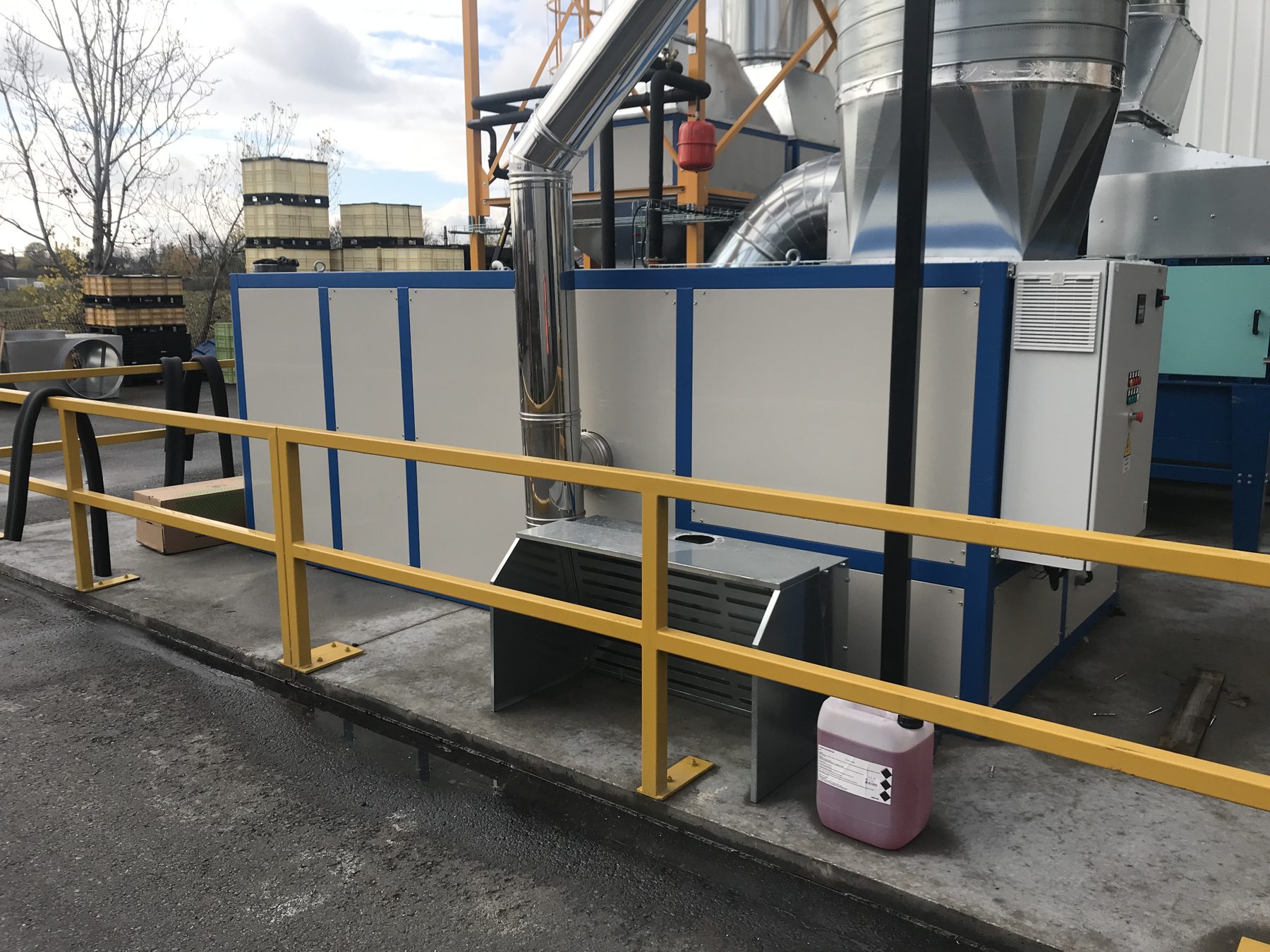 Compensation of air extraction from machining, project photo 8