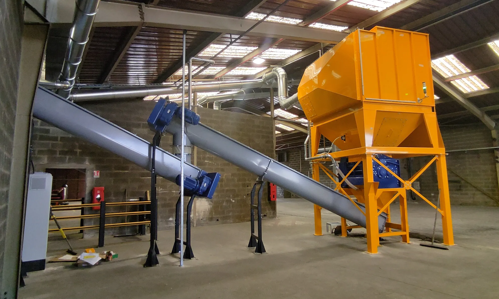 Waste dust packaging line, project photo 8