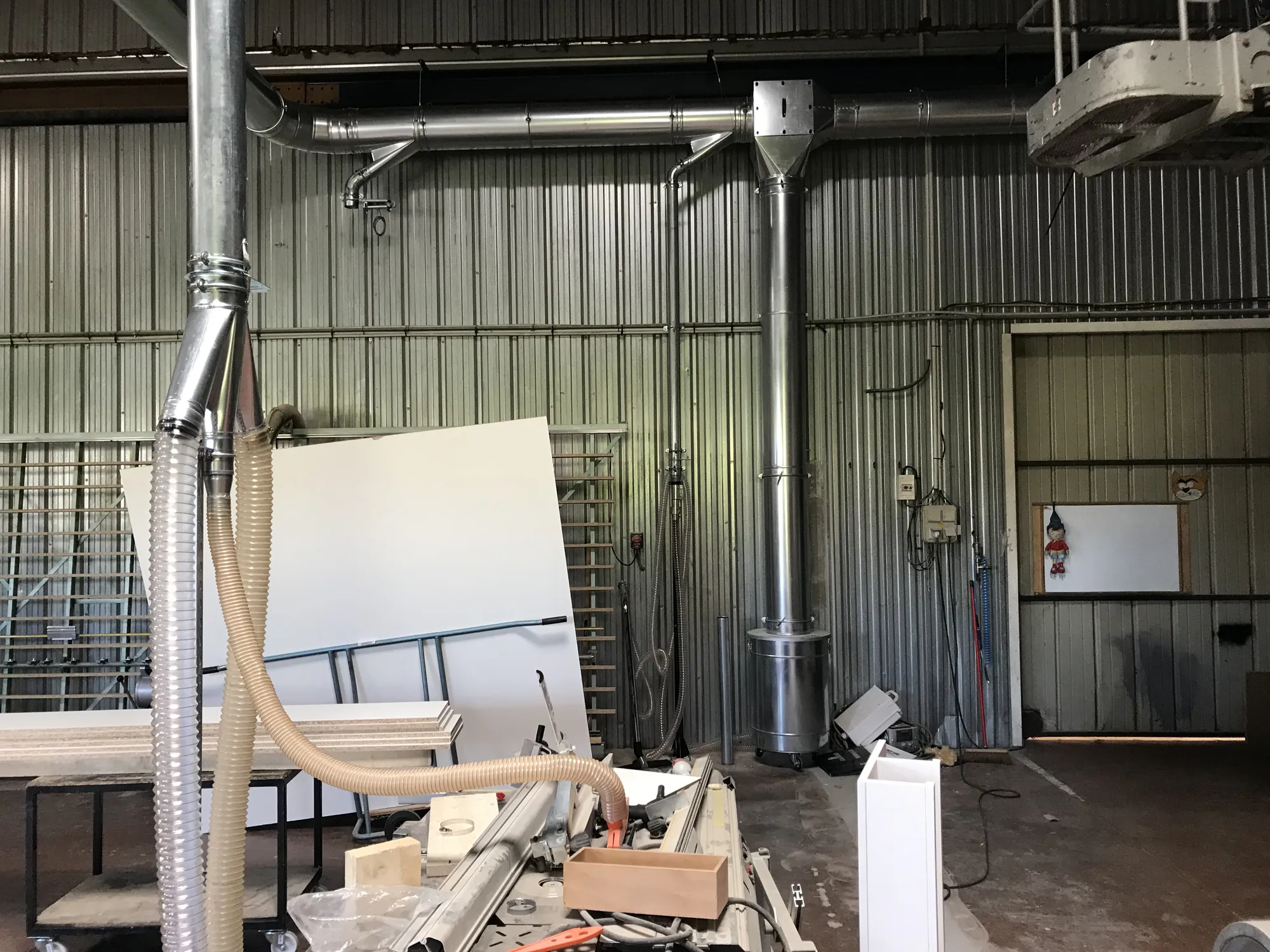 Joinery wood dust extraction, project photo 7