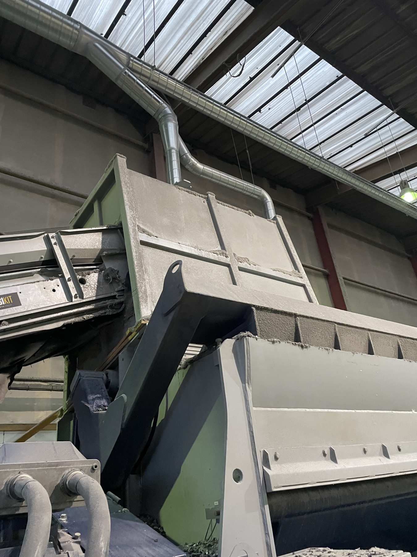 Atex plastic and rubber shredding dust extraction for recycling industry, project photo 9