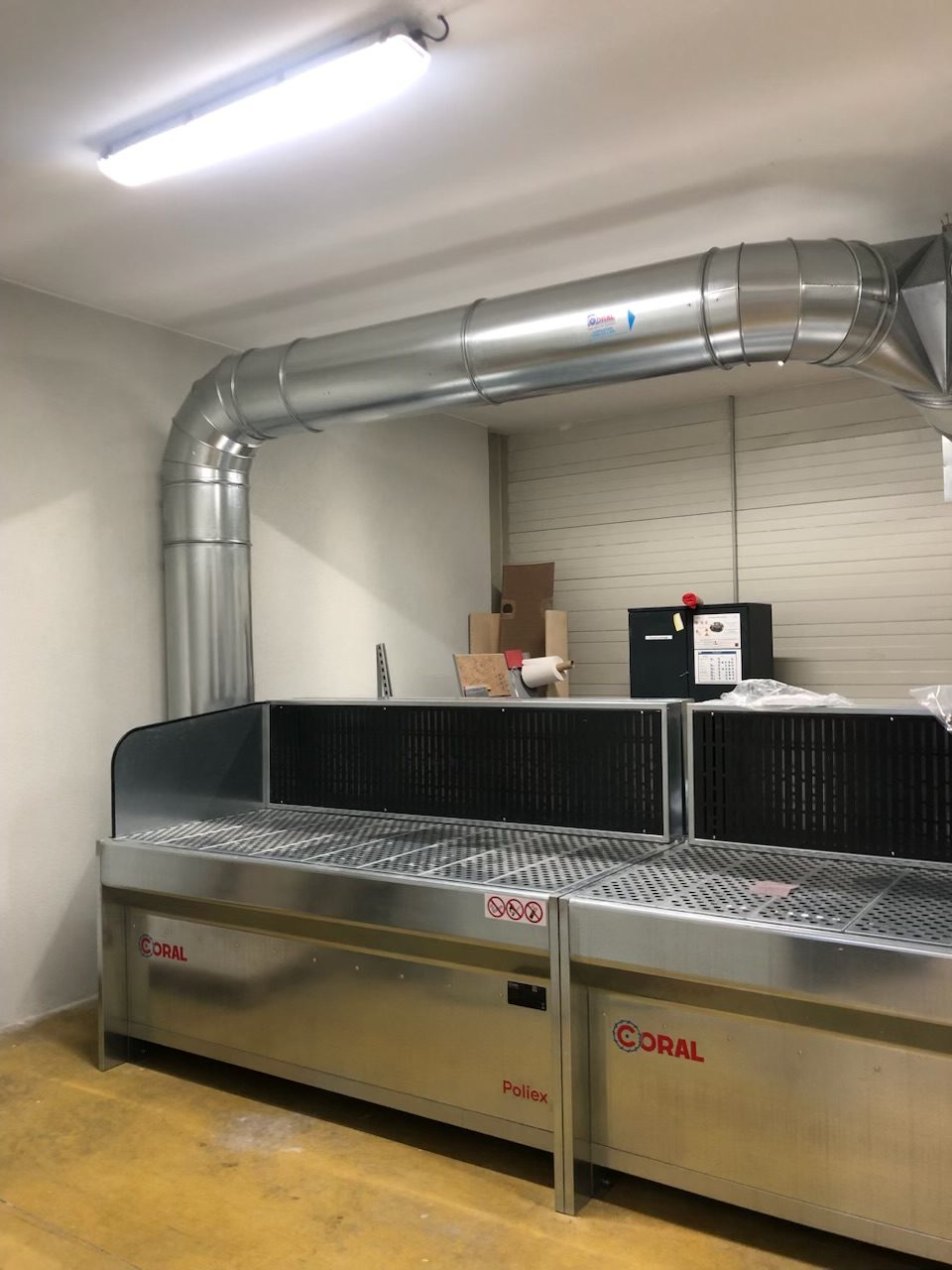 Atex dust extraction for a seat manufacturer, project photo 9