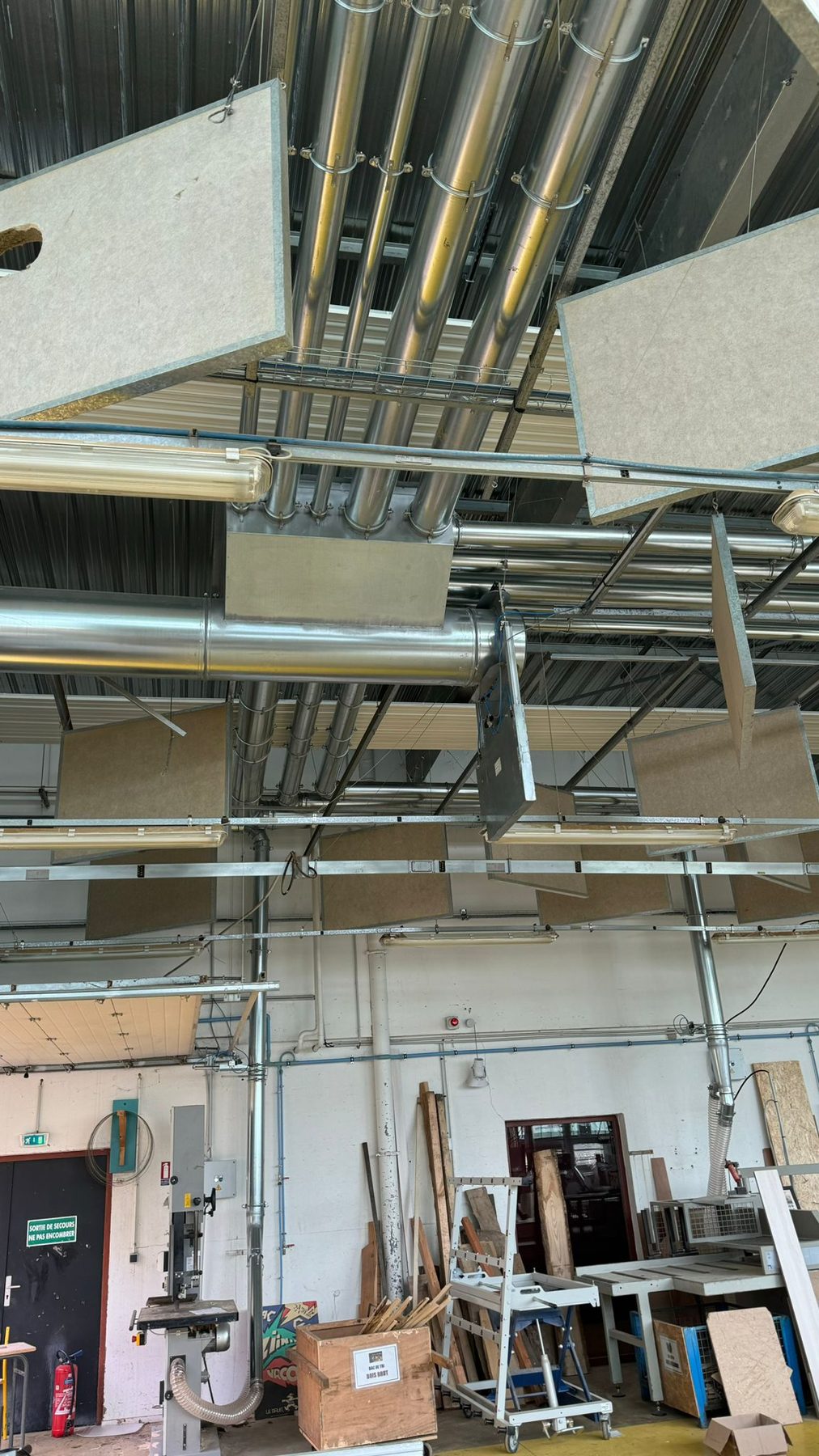 ATEX wood extraction system for a school, project photo 9