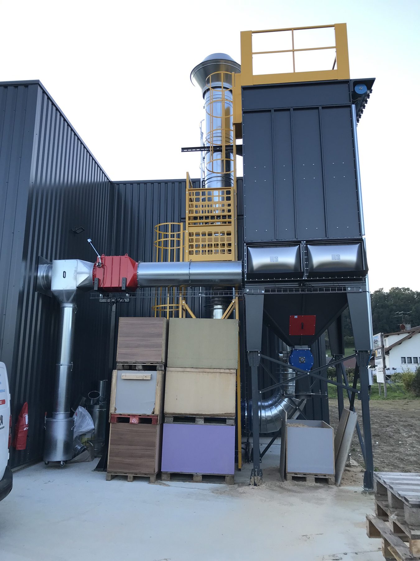 ATEX wood extraction for a wooden furniture manufacturer, project photo 9