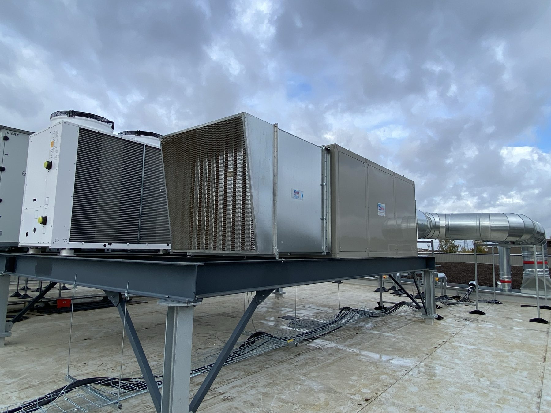 General ventilation (extraction of 3 lines / insuflation), project photo 9