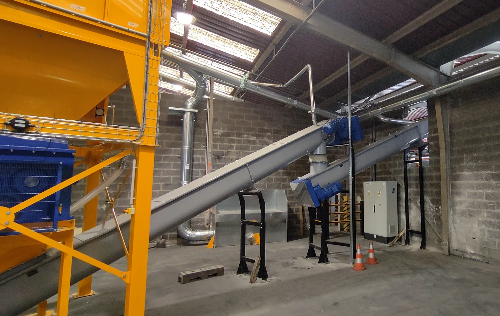 Waste dust packaging line, project photo 9