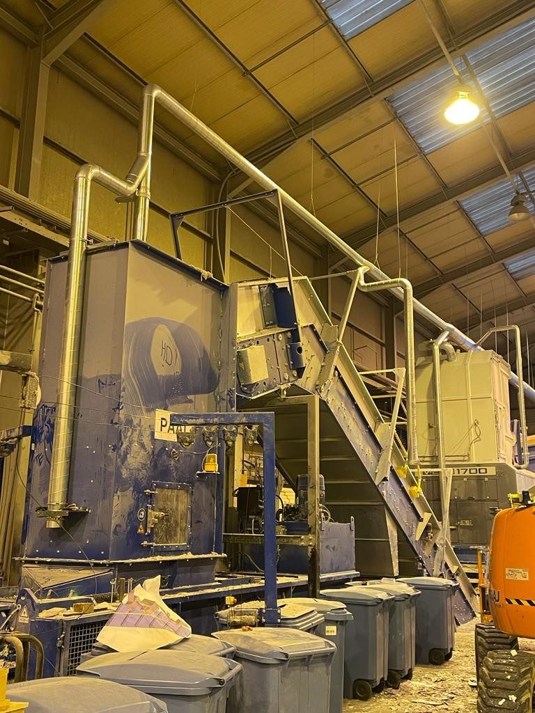ATEX Paper shredding dust extraction for recycling industry, project photo 10