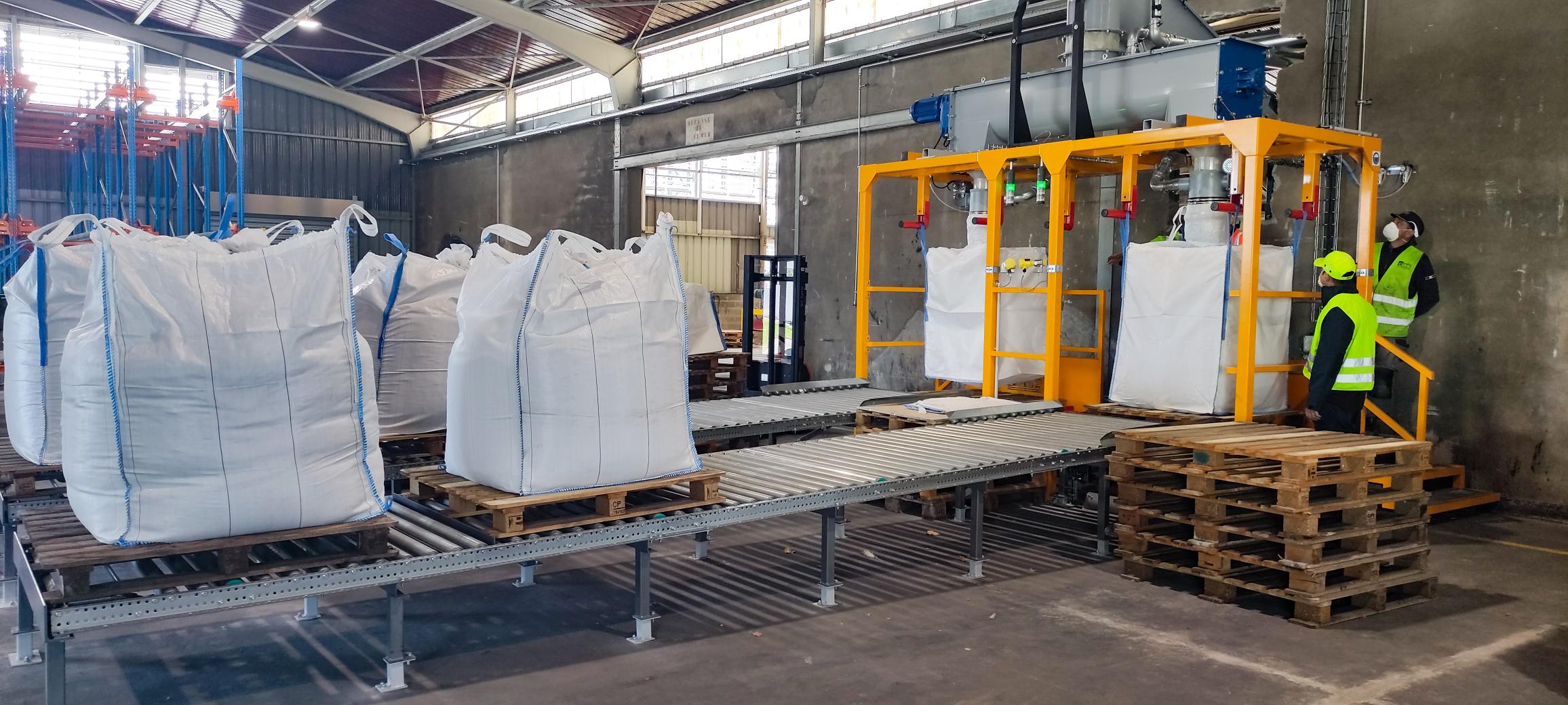 Waste dust packaging line, project photo 10