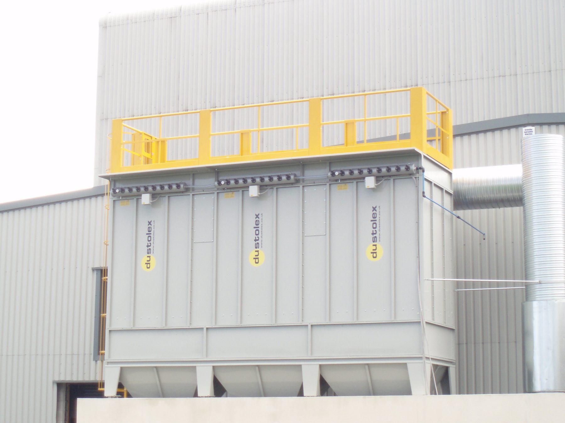 Dust extraction system for plastic application, project photo 10