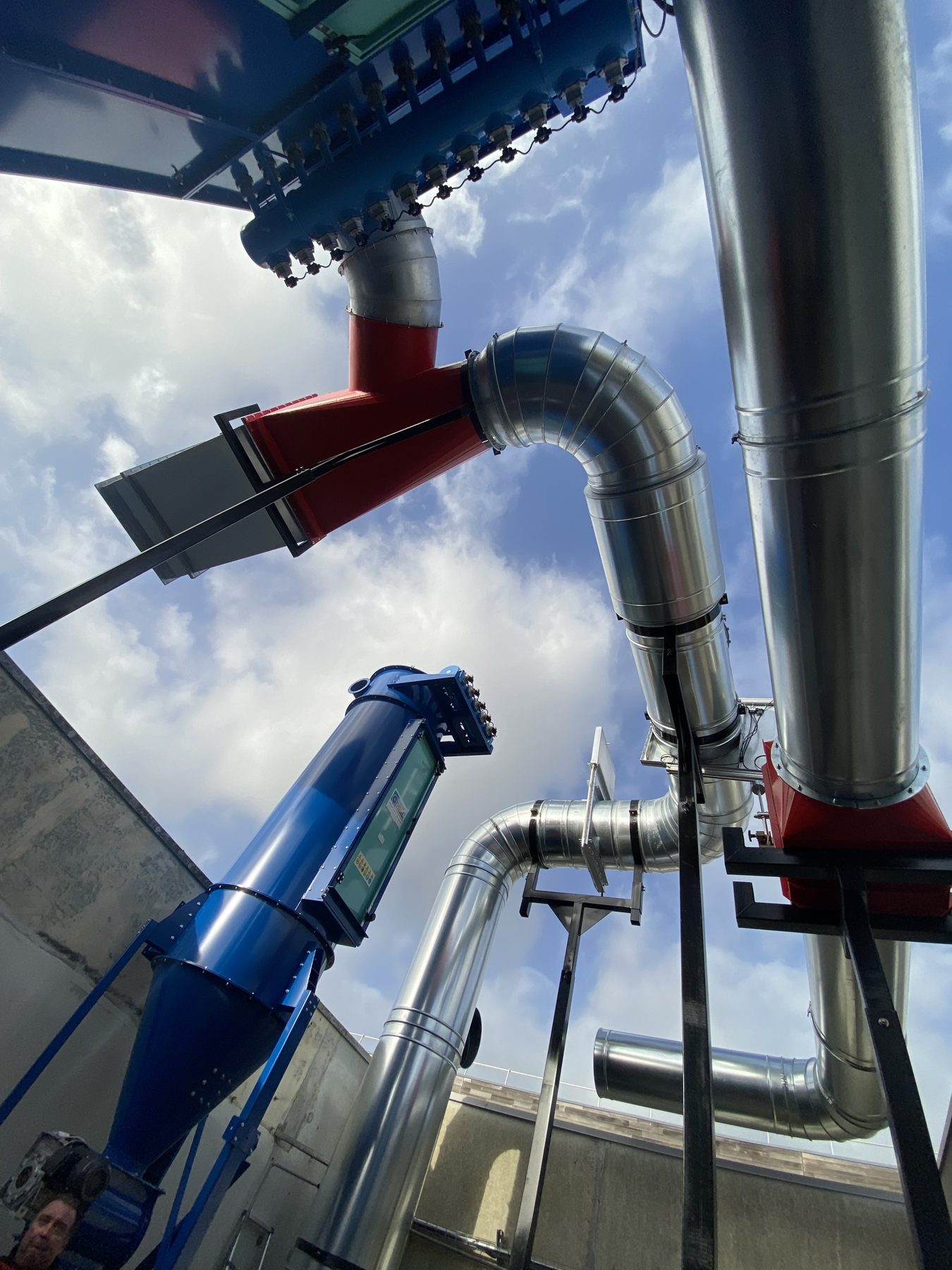 ATEX wood extraction system for municipal technical centre, project photo 11