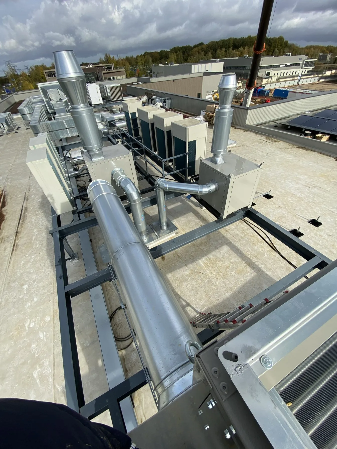 General ventilation (extraction of 3 lines / insuflation), project photo 11