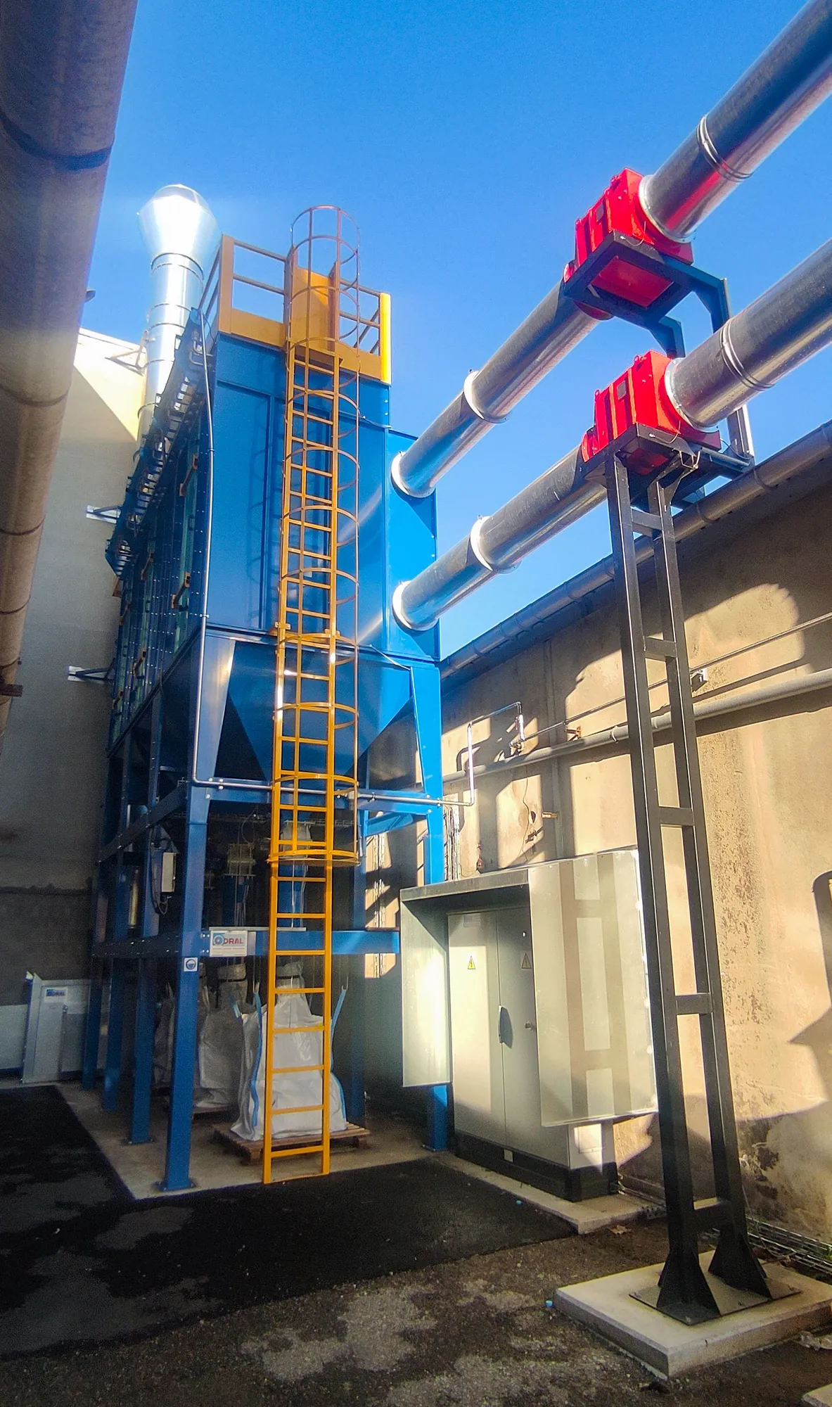 Waste dust packaging line, project photo 1