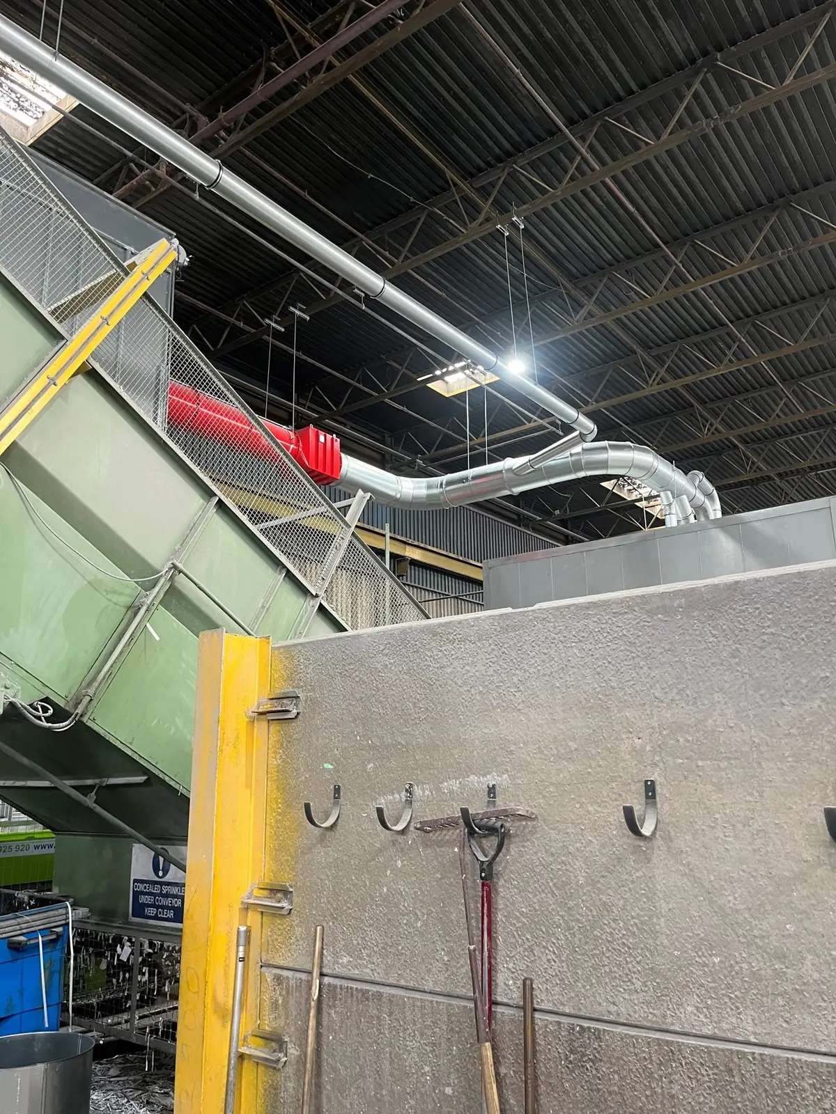 Atex shredding dust extraction for recycling industry, project photo 11