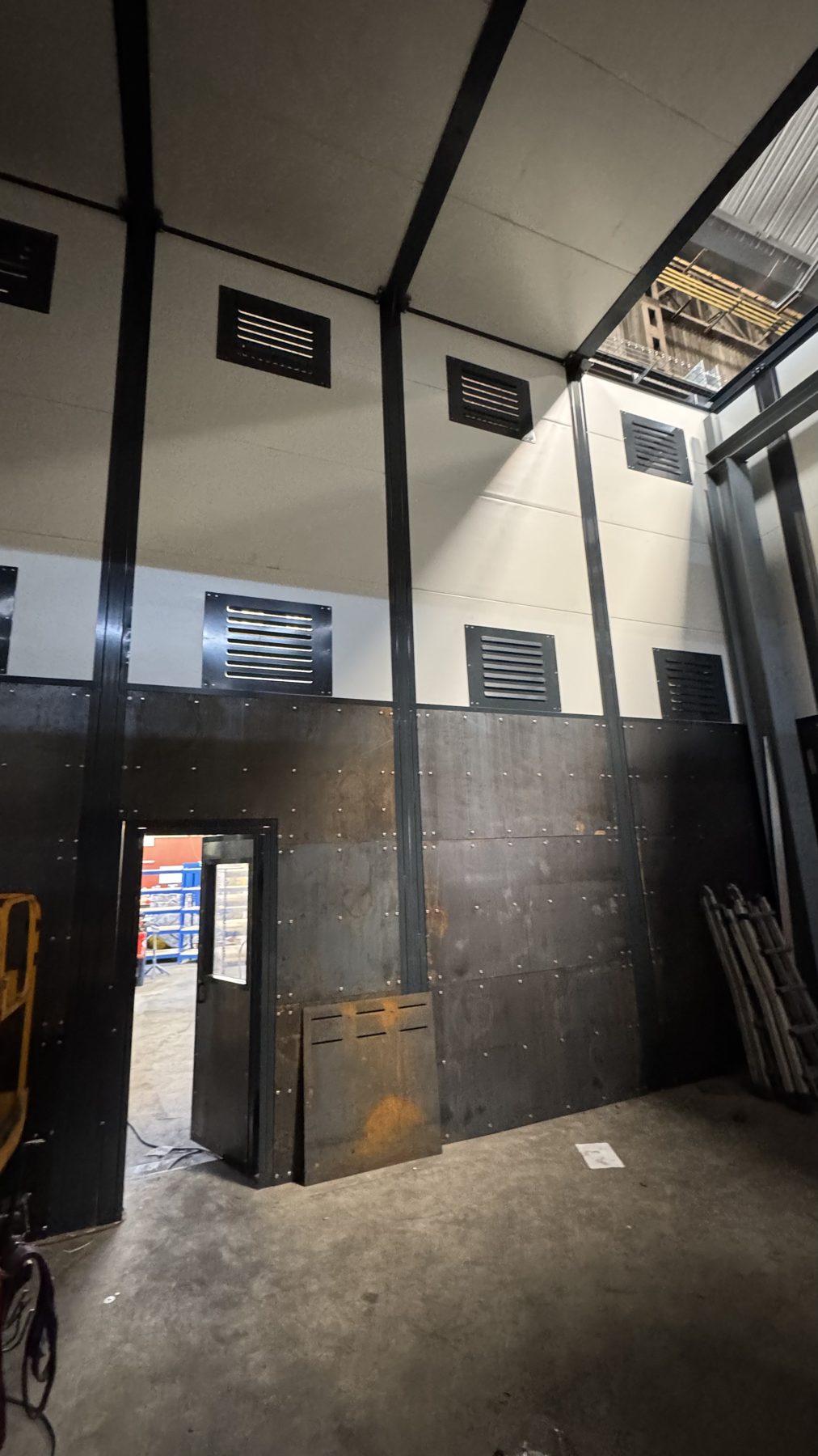 ATEX steel grinding robotic booths, project photo 11