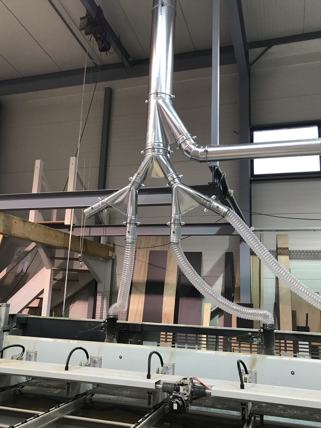 ATEX wood extraction for a wooden furniture manufacturer, project photo 12