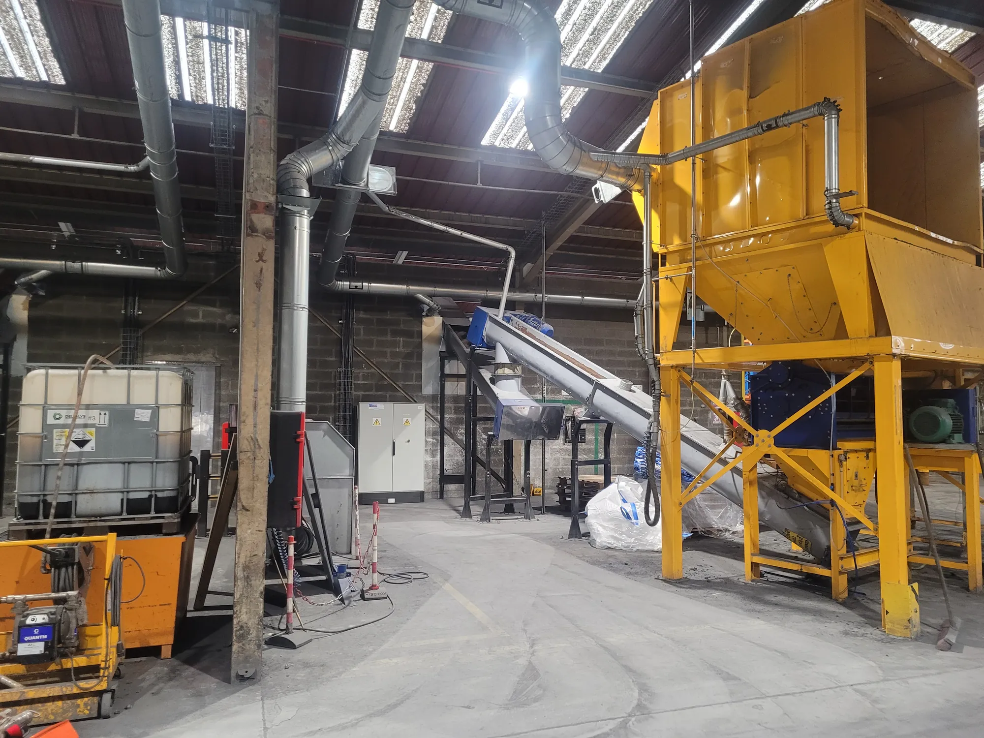 Waste dust packaging line, project photo 12